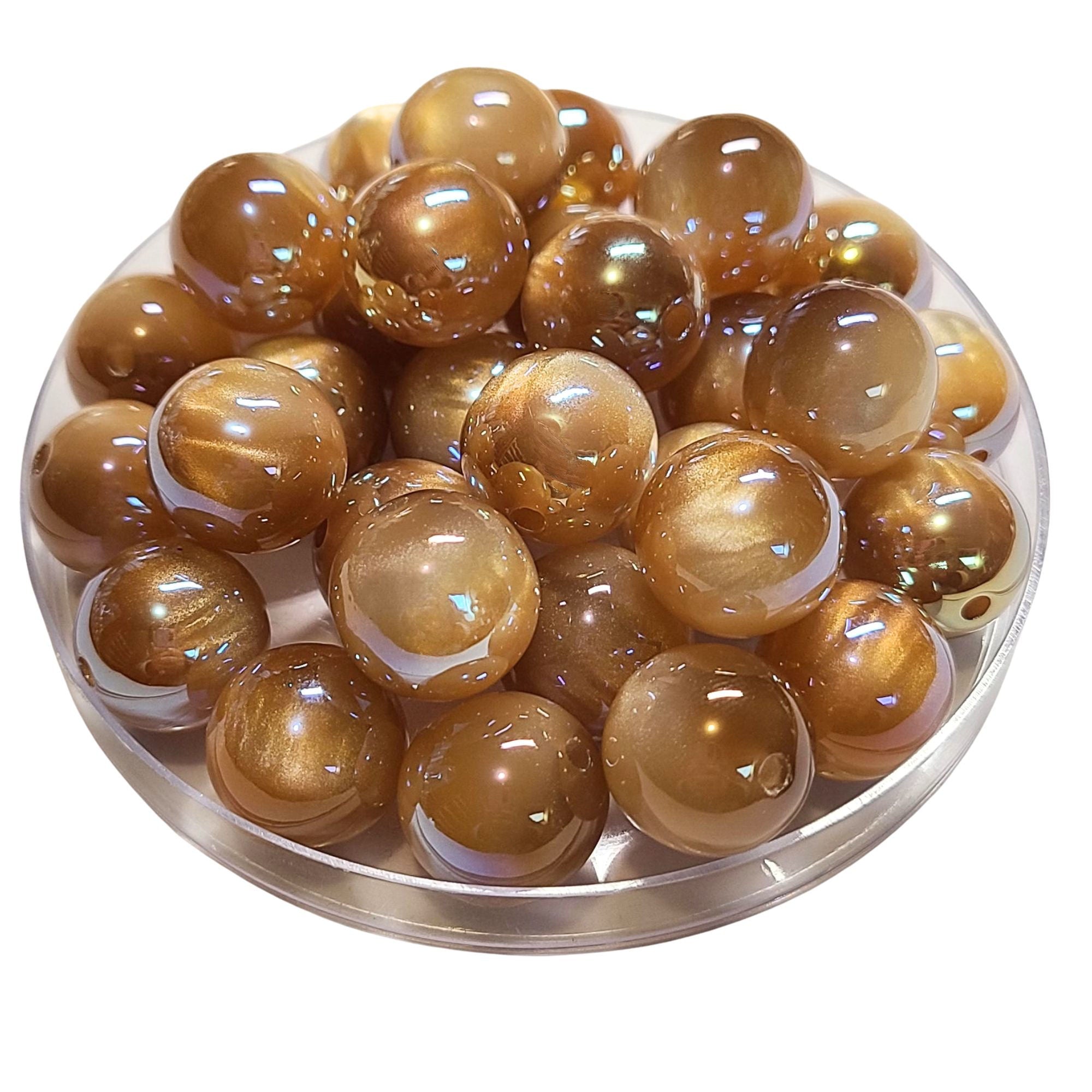 ARTSHOP Boules 16MM 295 Perle Acrylique Oeil de Chat Nude AB x1