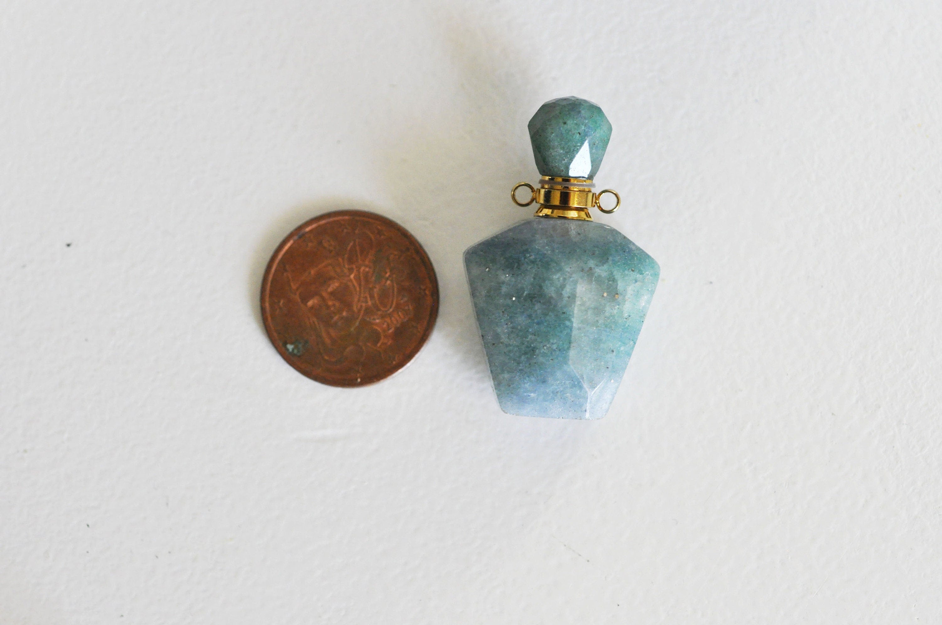Gingerlily Pendentifs Bouteille G2792 pendentif quartz vert 39mm