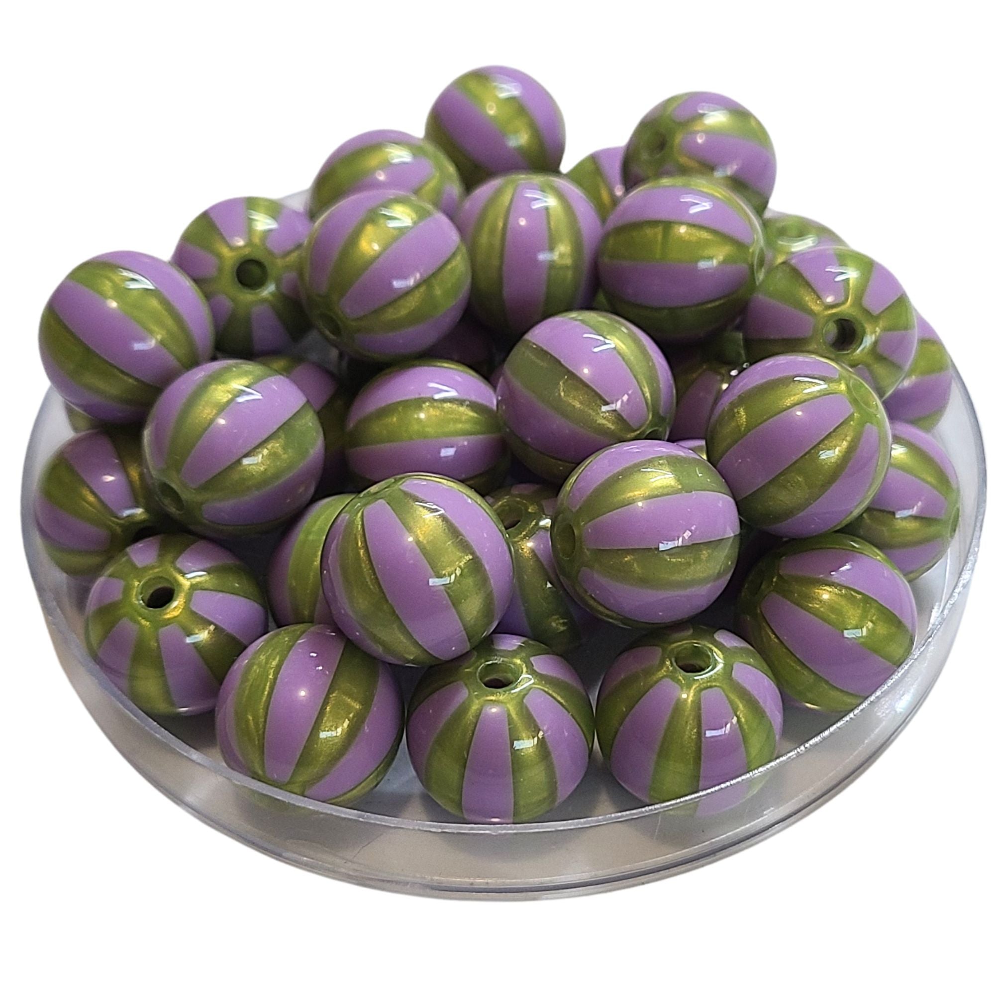 ARTSHOP Boules 16MM 417 boule acrylique mauve vert x10