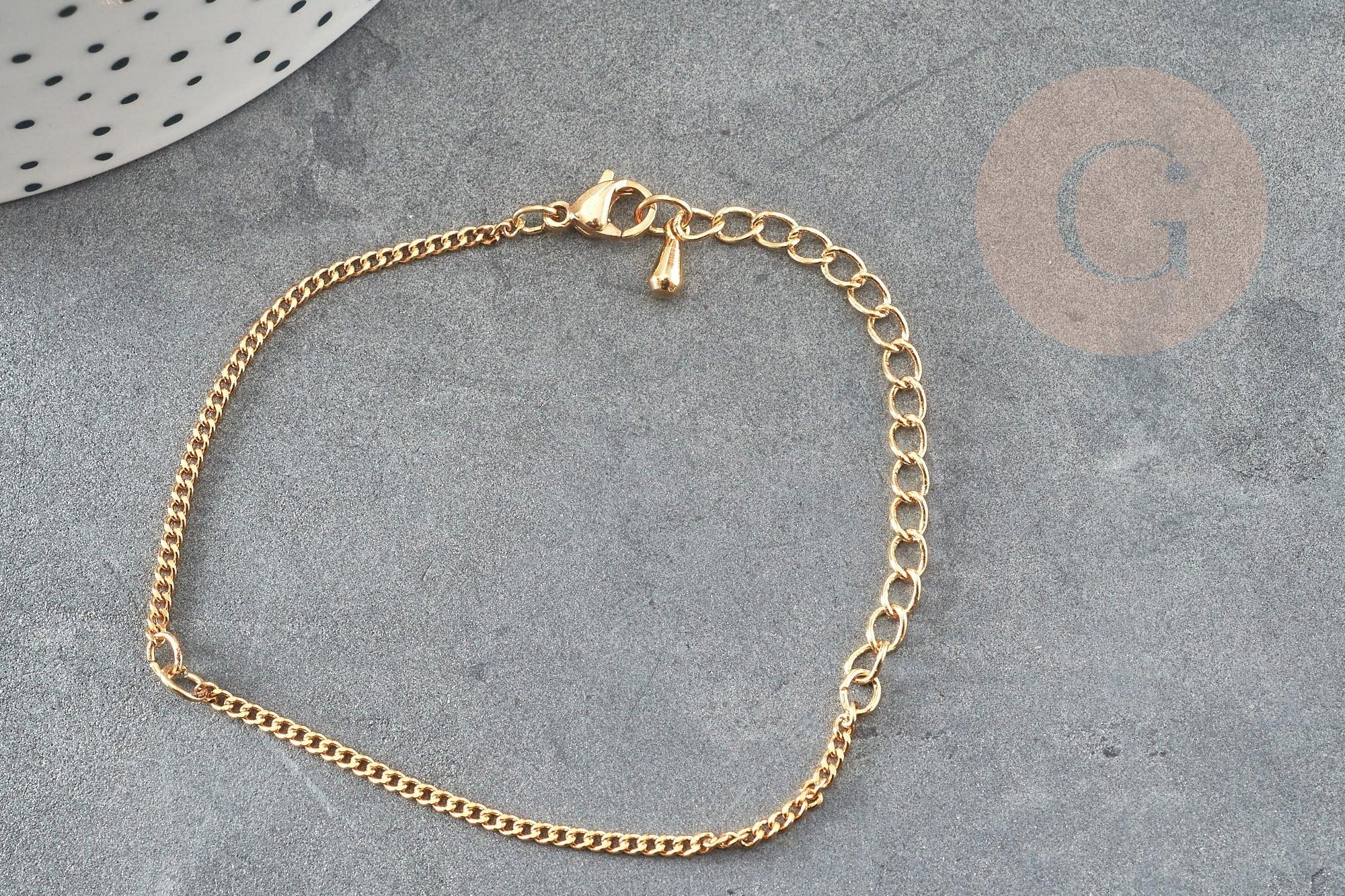 Gingerlily G9243 base bracelet chaîne dorée 17,7 cm x1