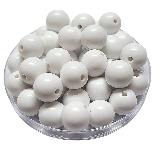 ARTSHOP Boules 16MM 137 perle acrylique blanc x15
