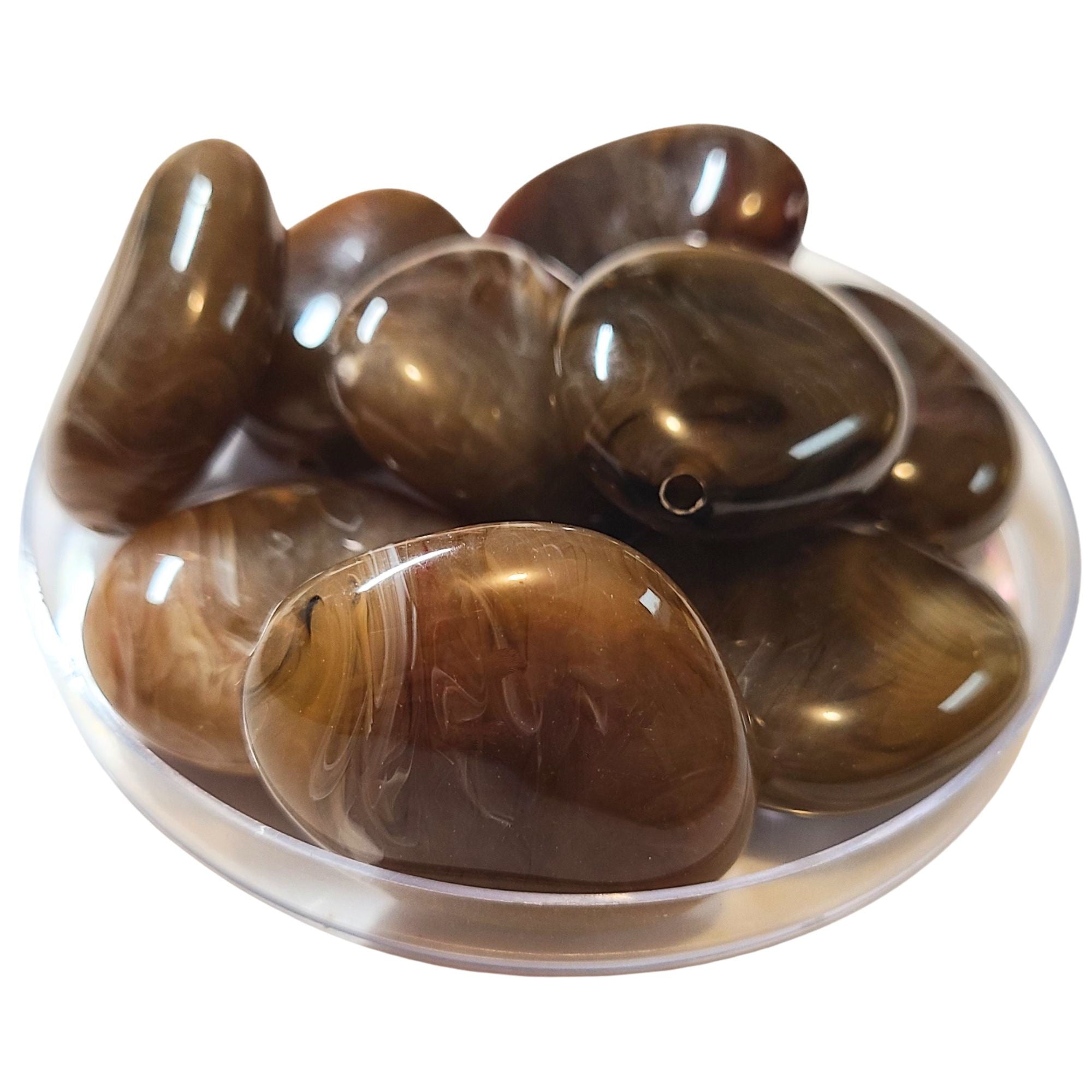 ARTSHOP Galets TIKA 32 galet marbré marron 37MM x1