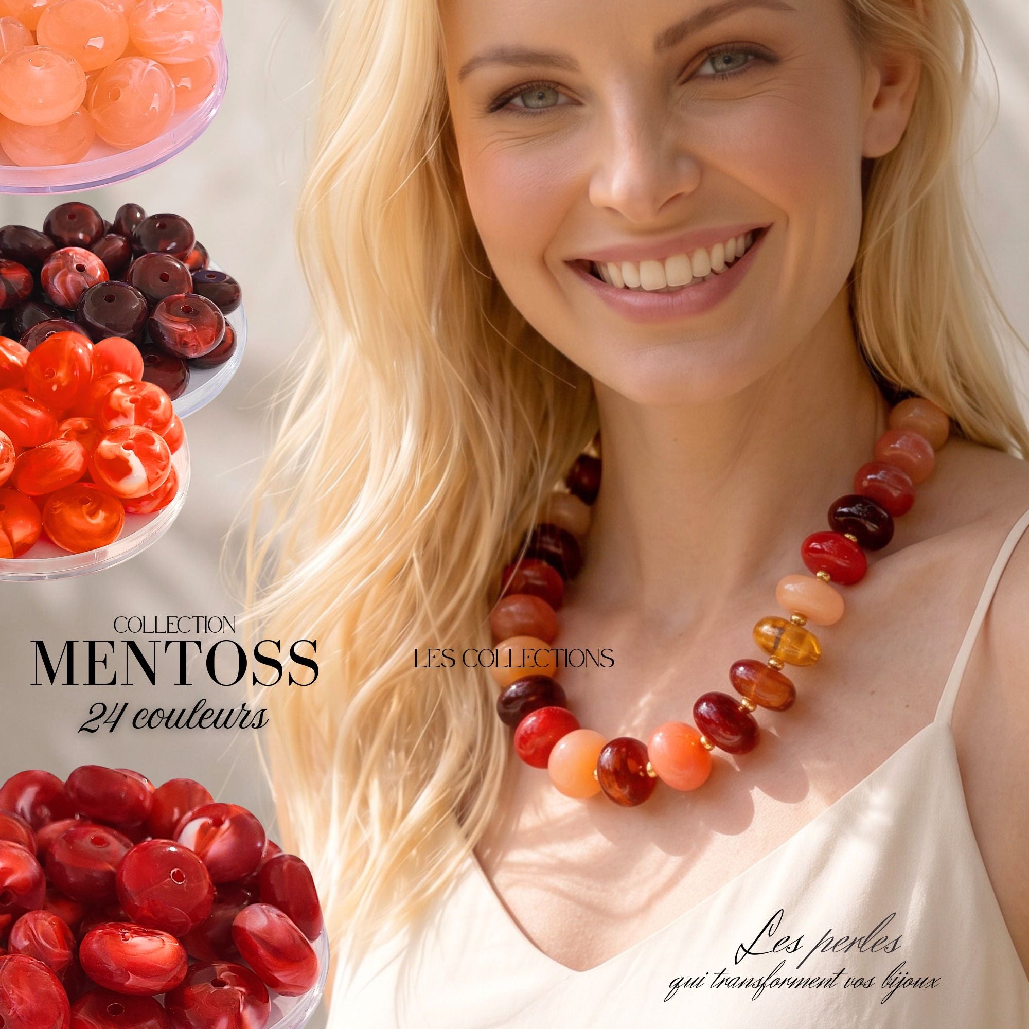 ARTSHOP Chewy collier Cherry monté 46 cm