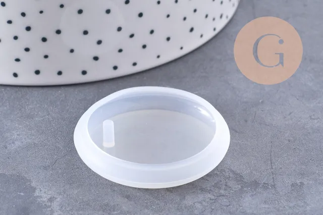 Gingerlily Moule silicone rond G10165 moule 42 mm résine