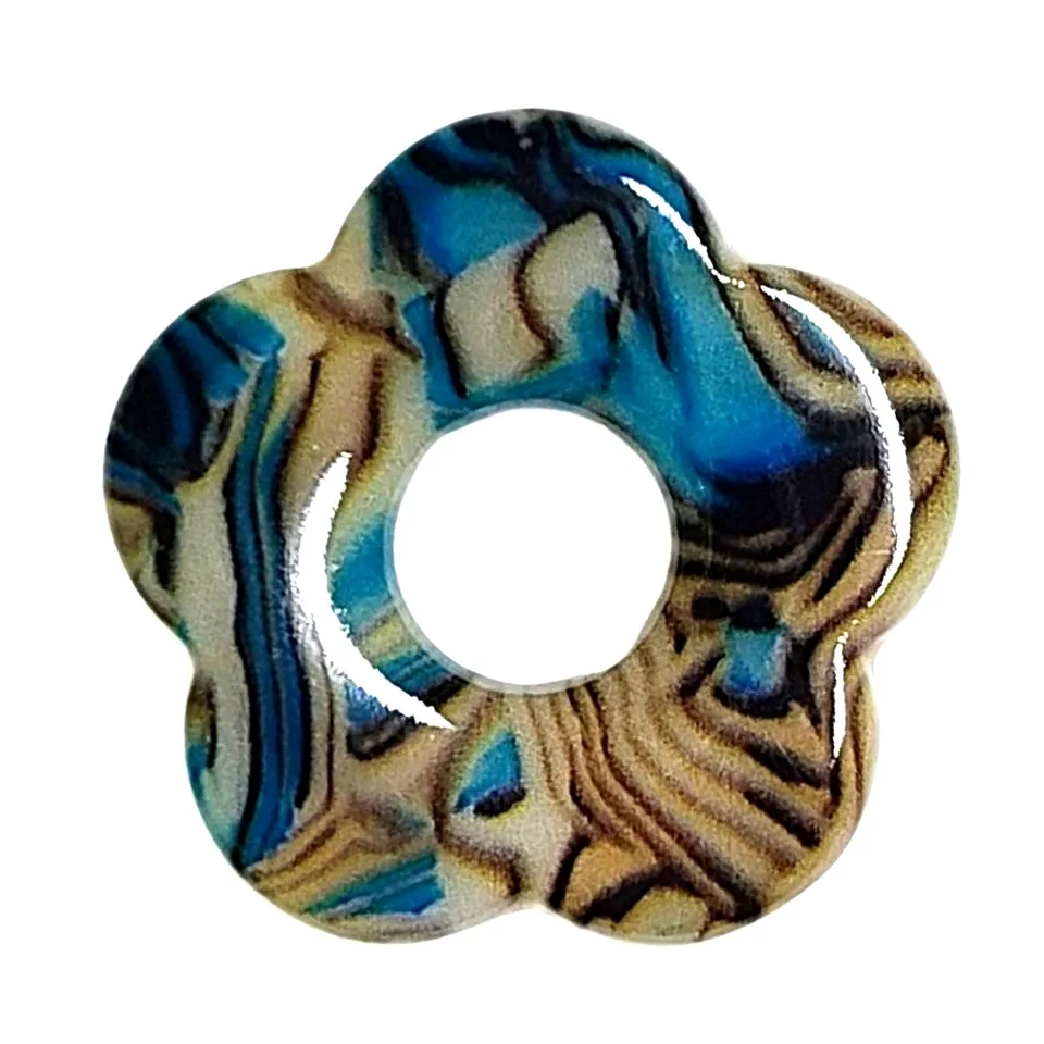 ARTSHOP Flower Power 62 fleur capucine 27mm x1 ondulé