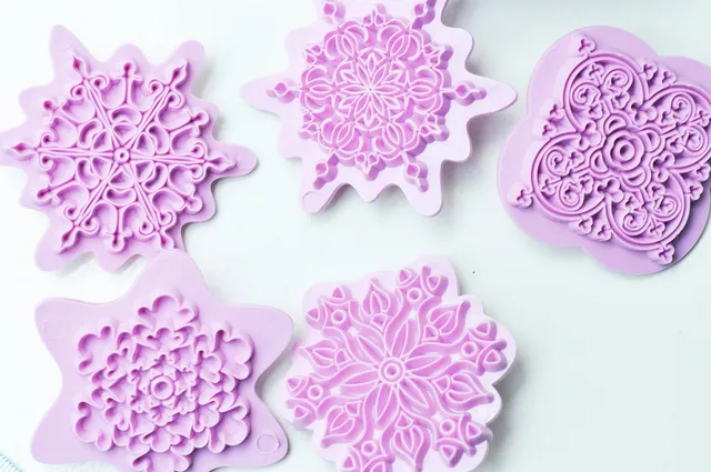 Gingerlily G4075 moule silicone flocon x5 53-68mm