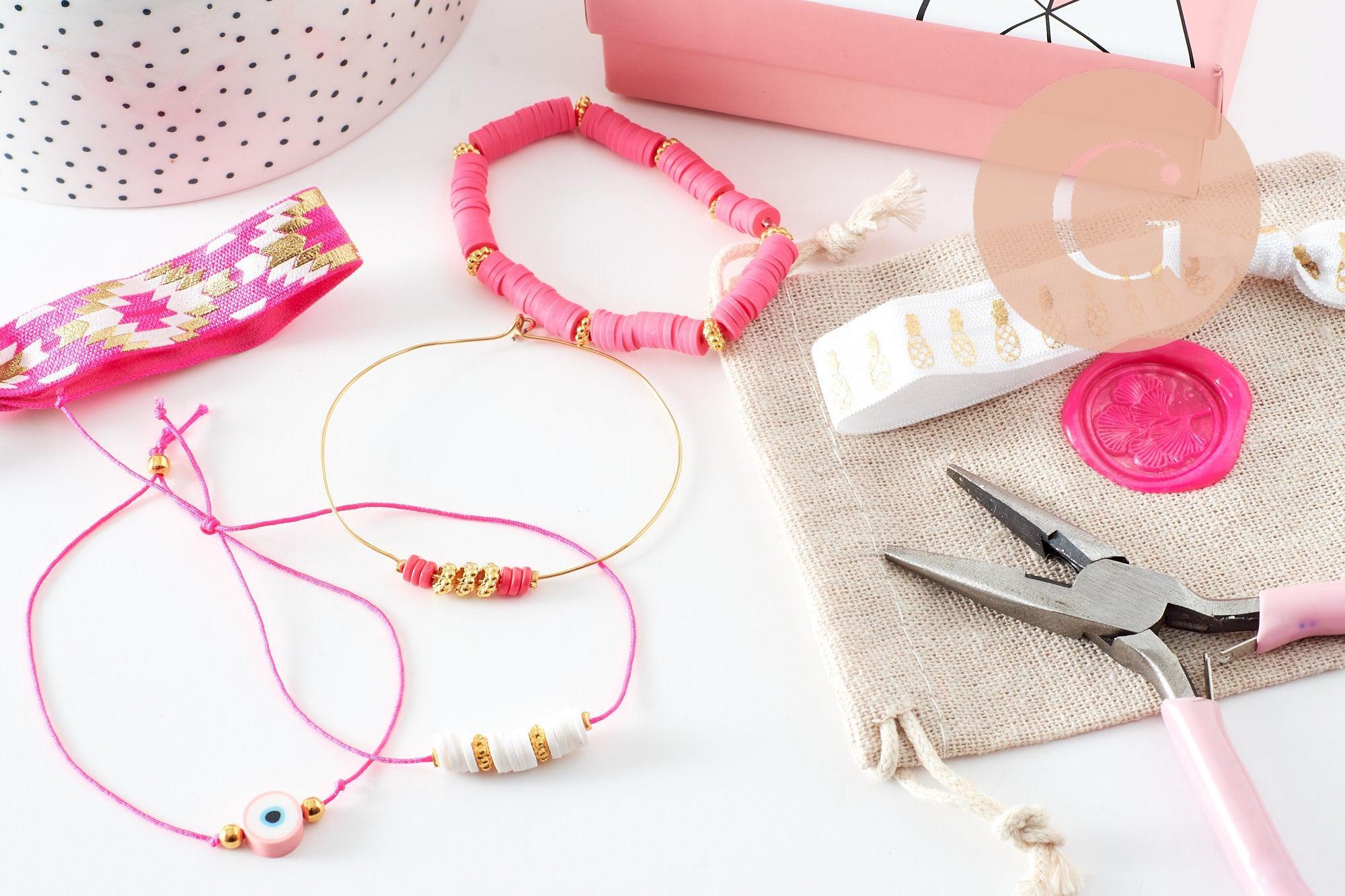 Gingerlily Kits création Kit 10 bracelets Surfer violet perles