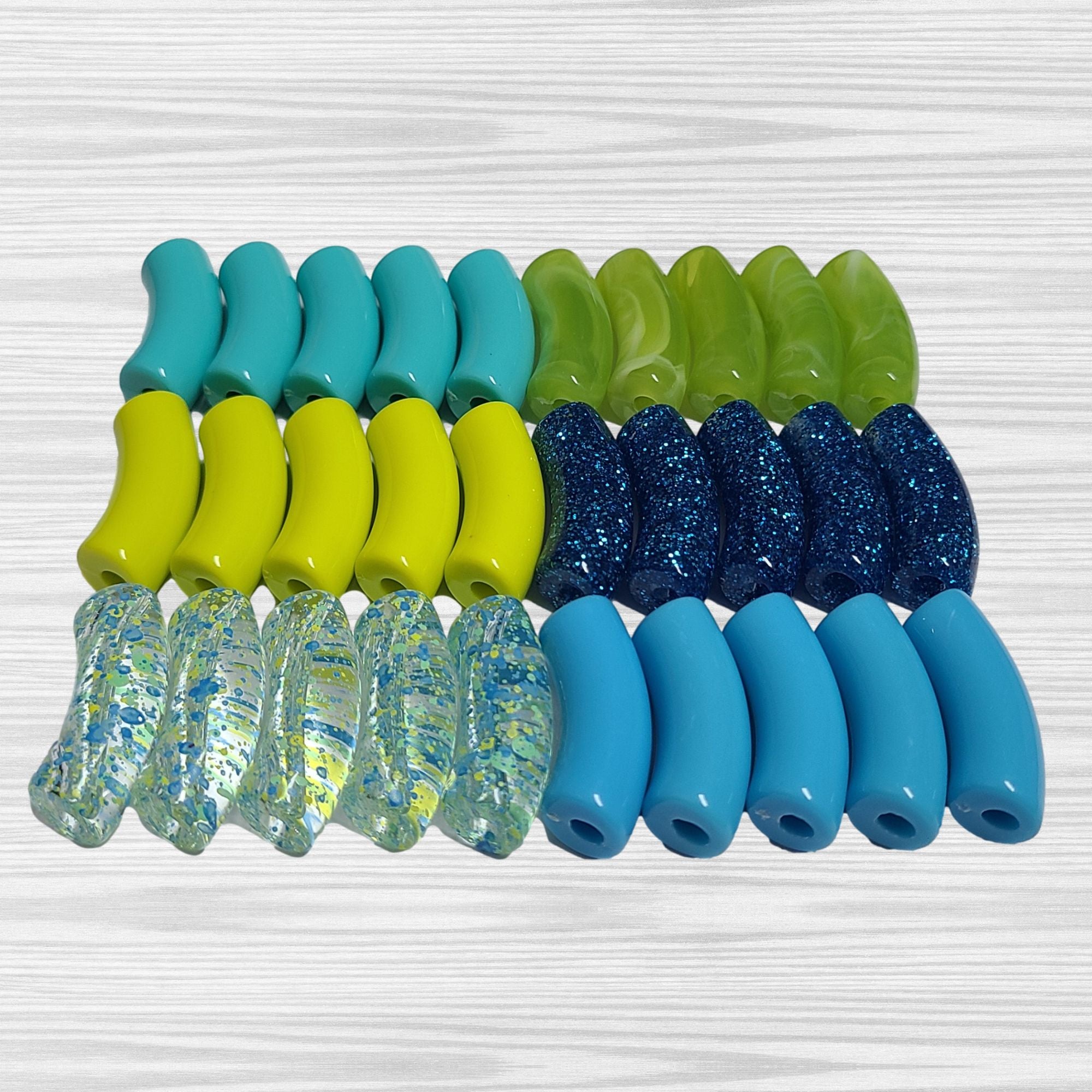 ARTSHOP Camaieux 78 Sea life tubes incurvés 12MM lot 30