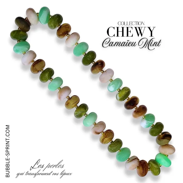 ARTSHOP Chewy collier mint monté 46 cm
