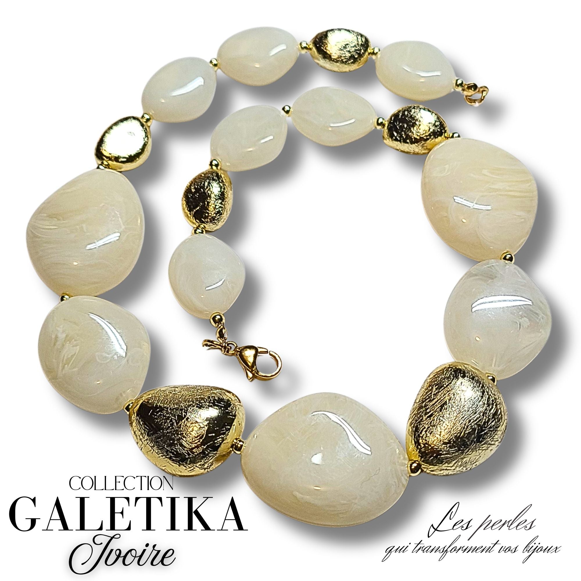 ARTSHOP Galets TIKA 33 Galet Agate Fumé x1 37 mm