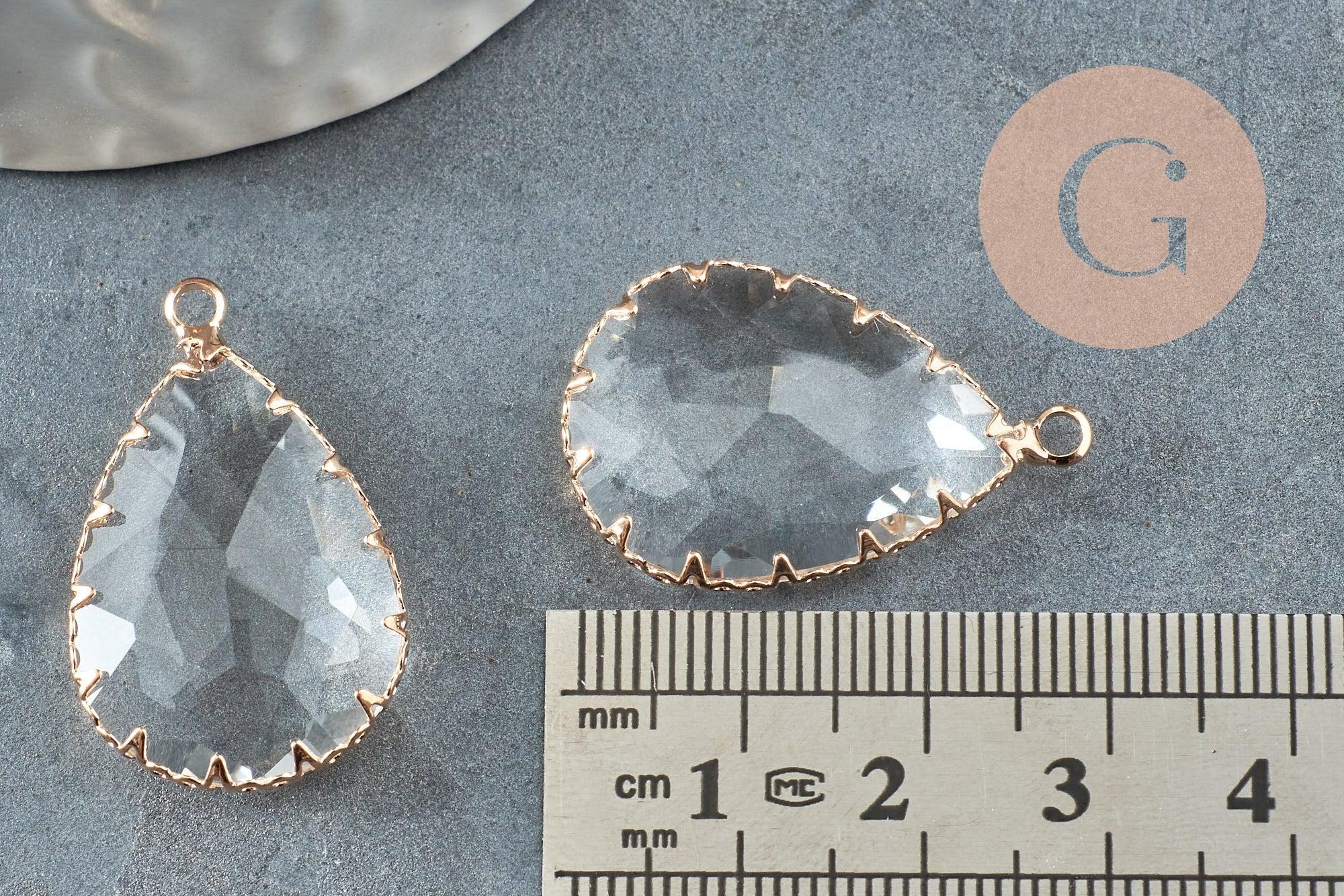 Gingerlily Pendentifs goutte pendentif cristal 29mm x1