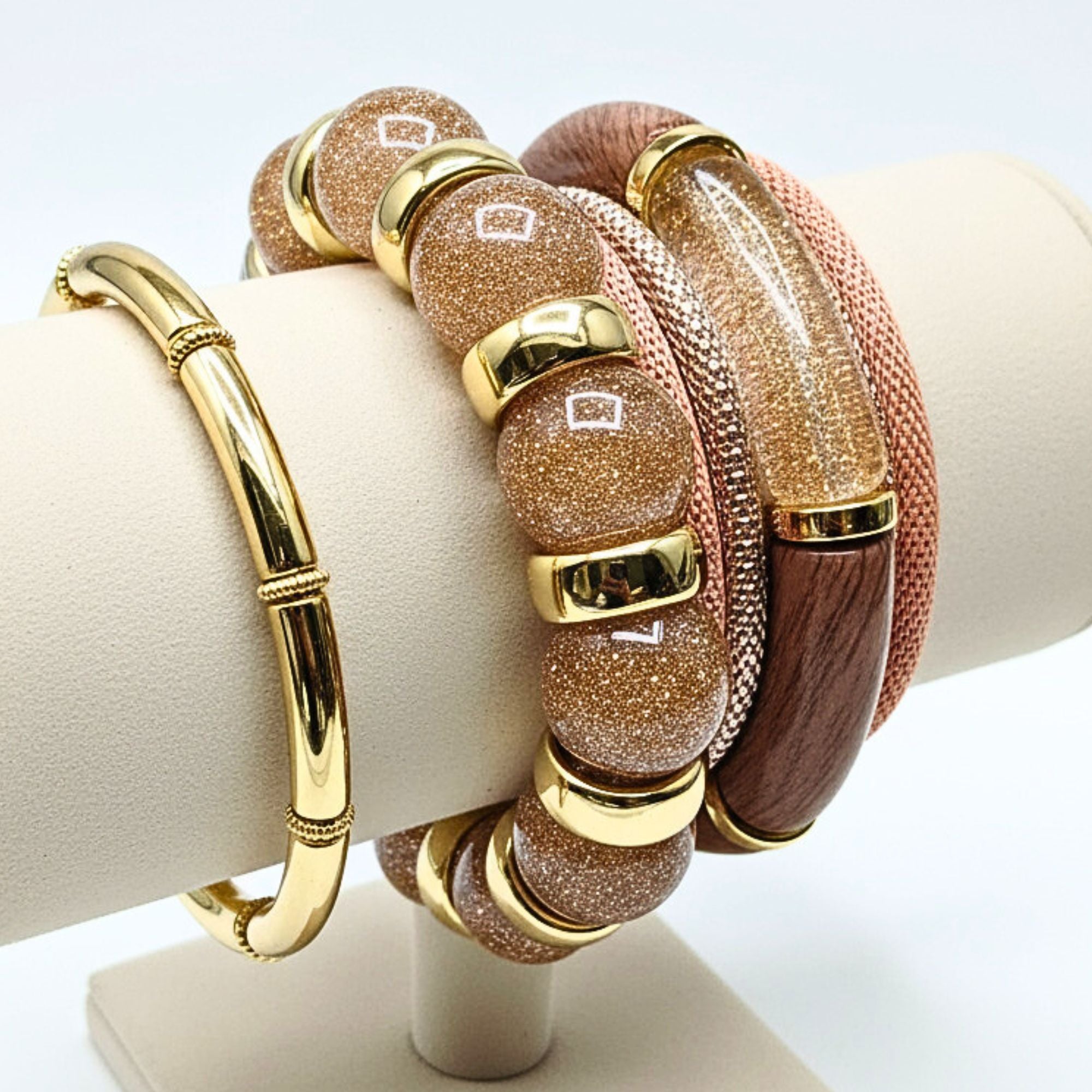 ARTSHOP Cotte de Mailles 17 bracelet élastique zircon x1