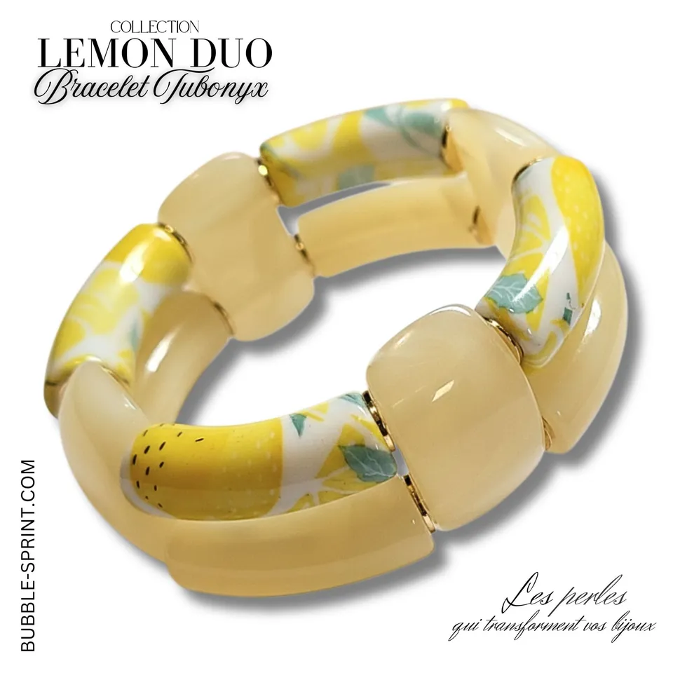 ARTSHOP Bijoux en KITS TUBONYX kit bracelet lemon