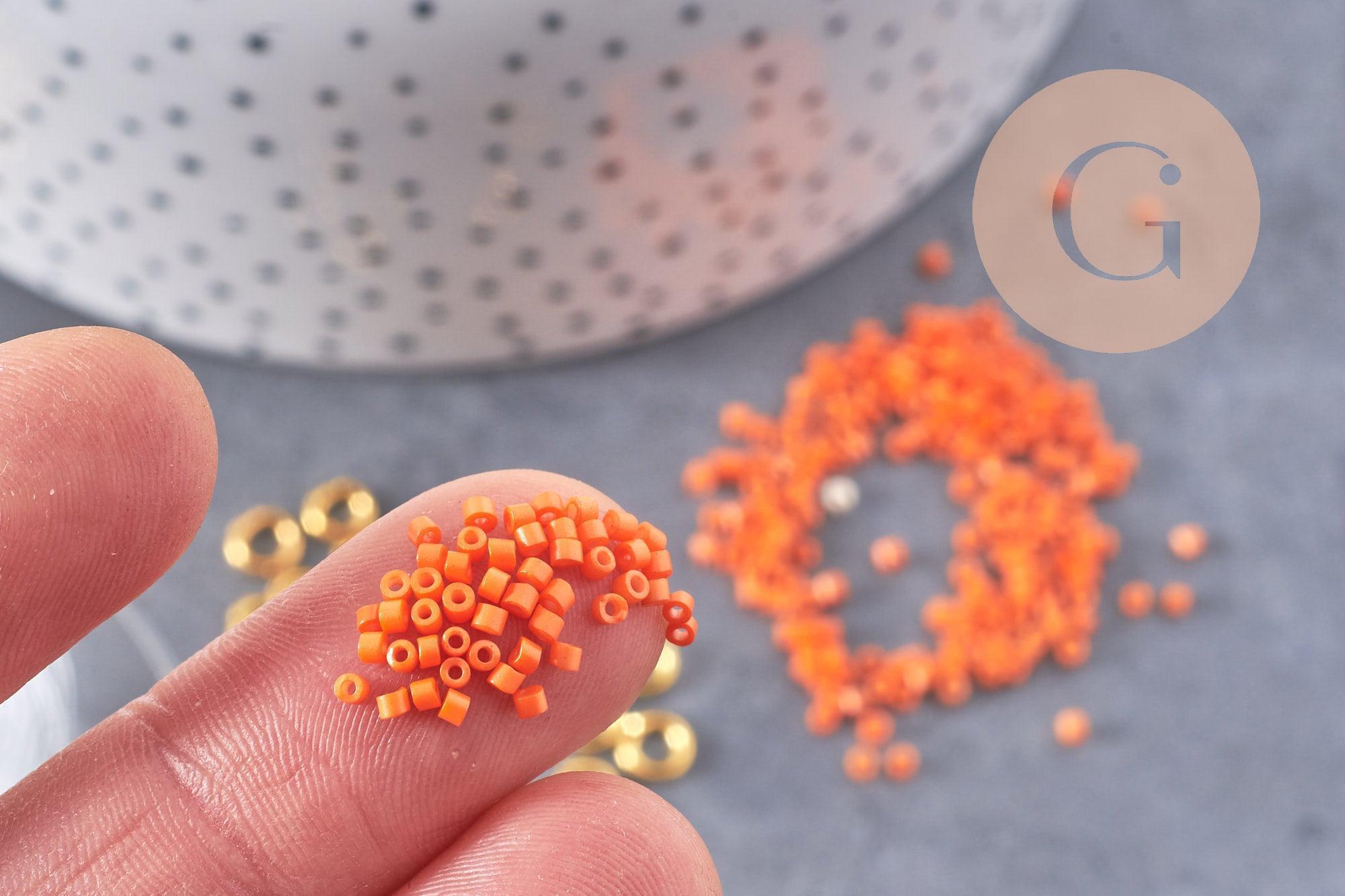 Gingerlily Kits création bijoux kit perles rocaille G9190 jaune-orange