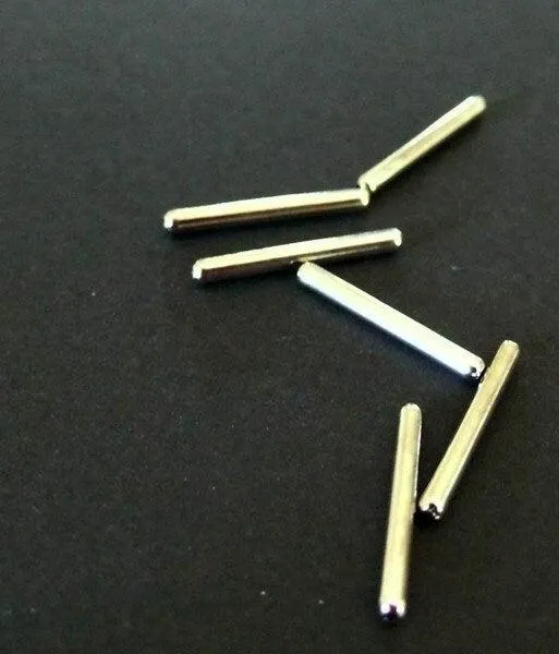 Gingerlily Apprêts tubes droits nickel 1,5cm x10