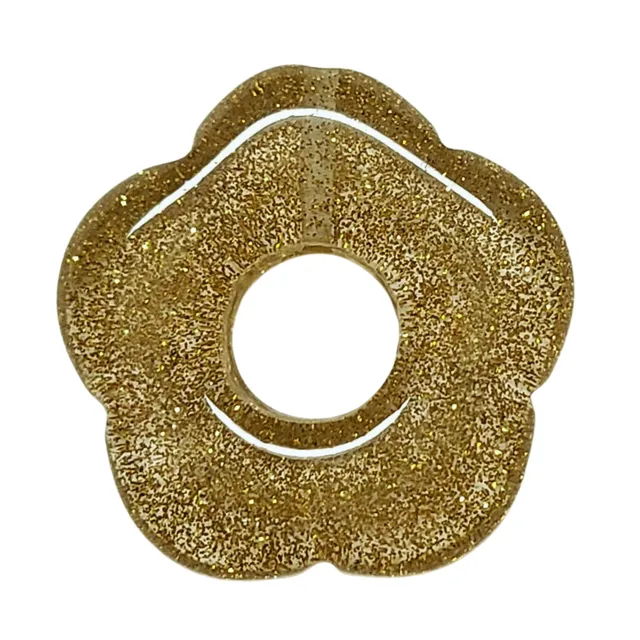 ARTSHOP Flower Power 59 pendentif fleur capucine glitter doré 26mm