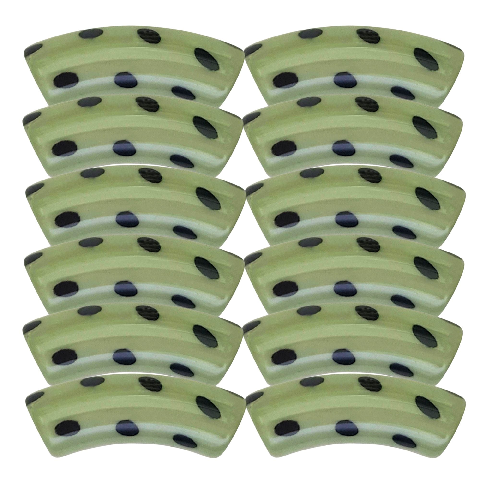 ARTSHOP Tubes DESIGN 409 tube Pois Vert militaire 12mm x1