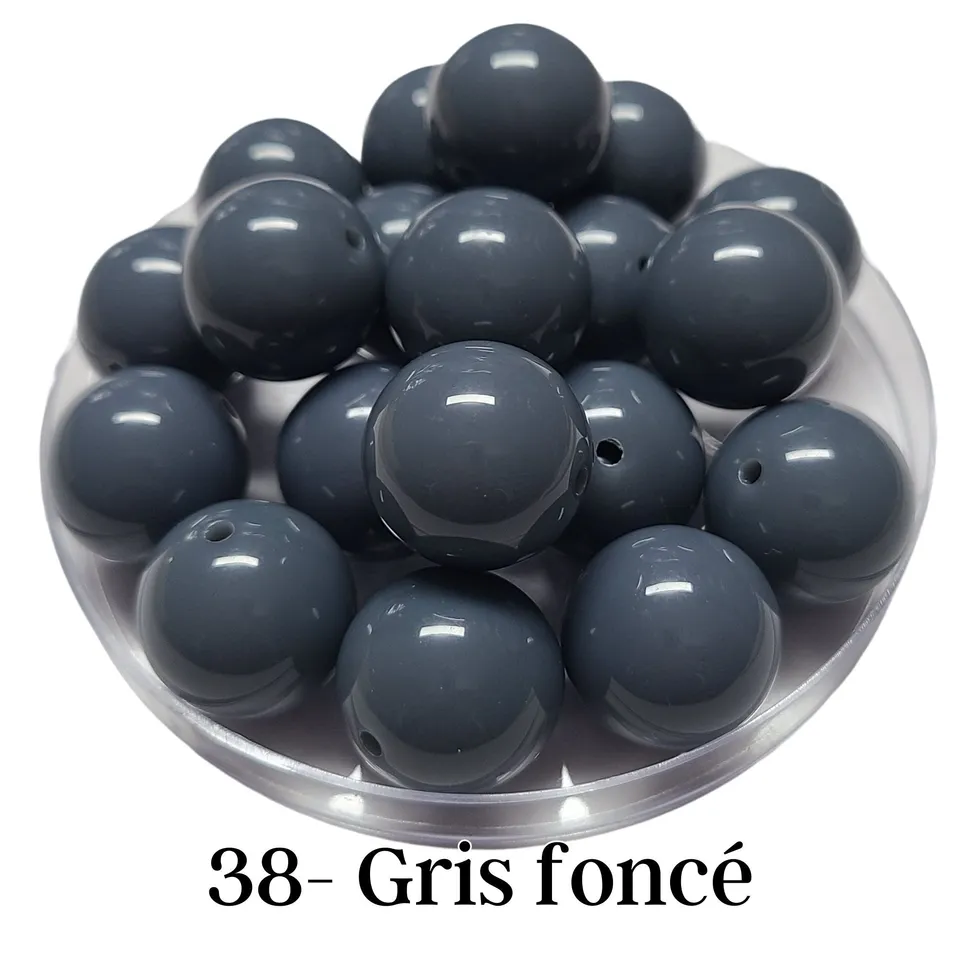 ARTSHOP 38 Boule acrylique Gris foncé 20 mm x10