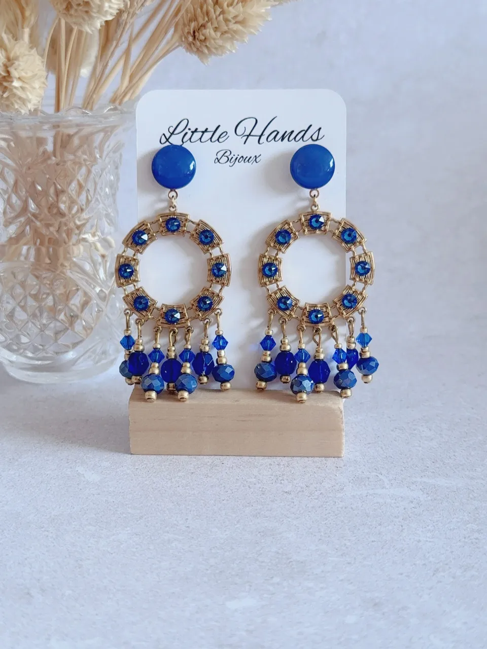 Little Hands Calypso boucles d'oreilles Blue bleu