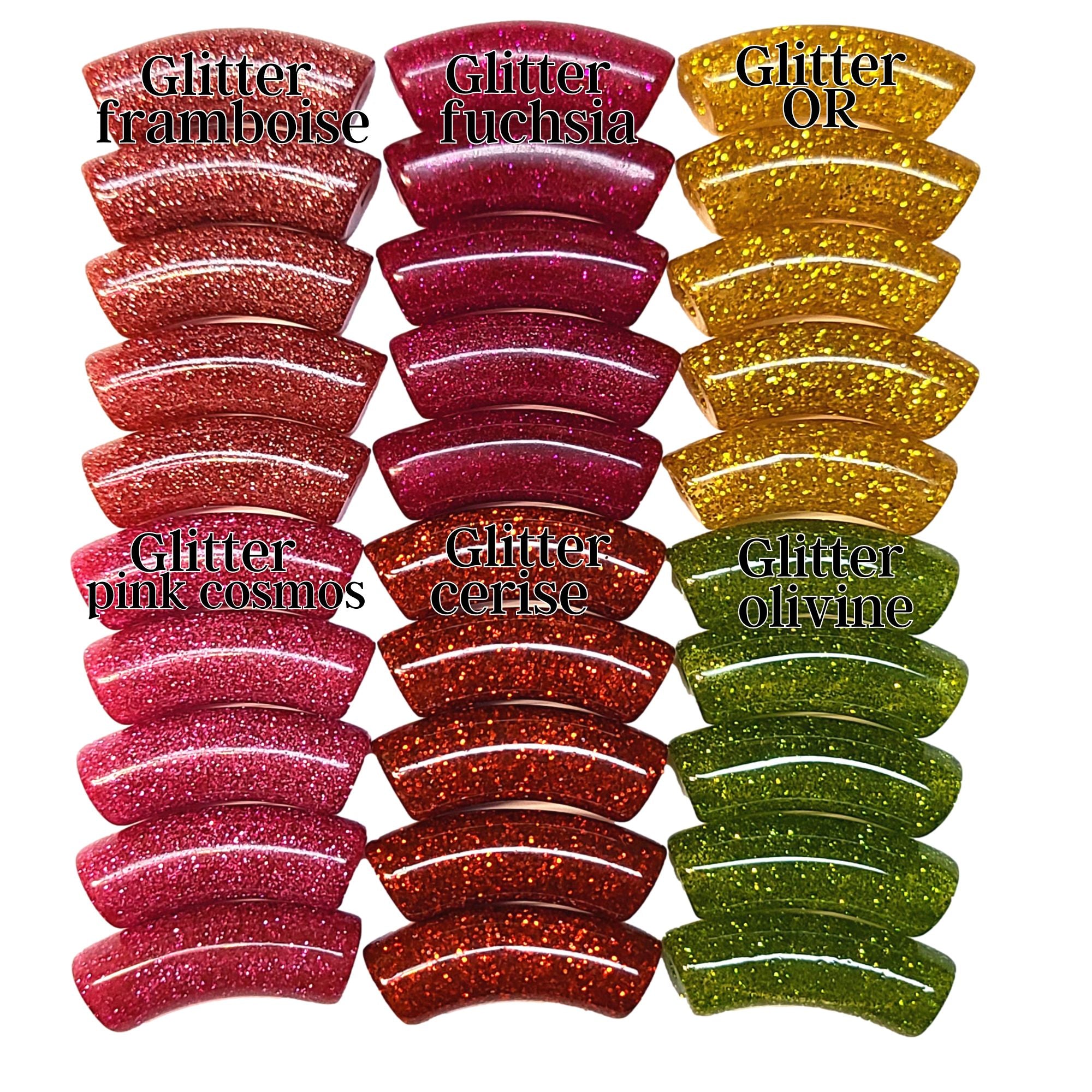 ARTSHOP Camaïeu 84 tubes Glitter candy 12MM x30