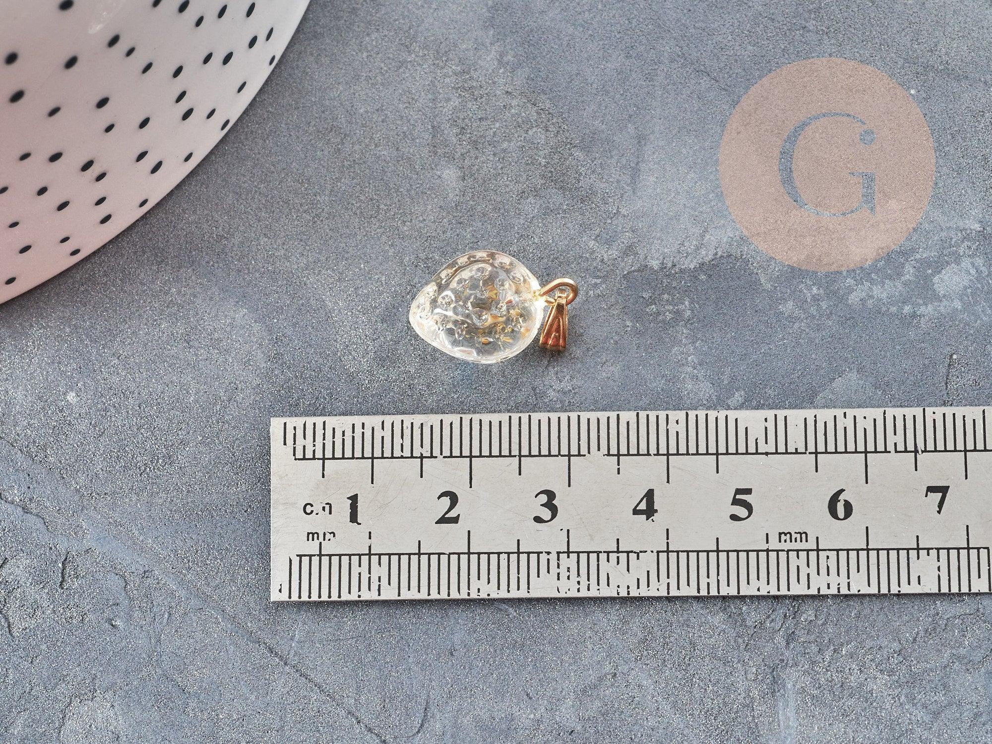 Gingerlily Pendentifs G9043 pendentif fraise verre 17mm x1