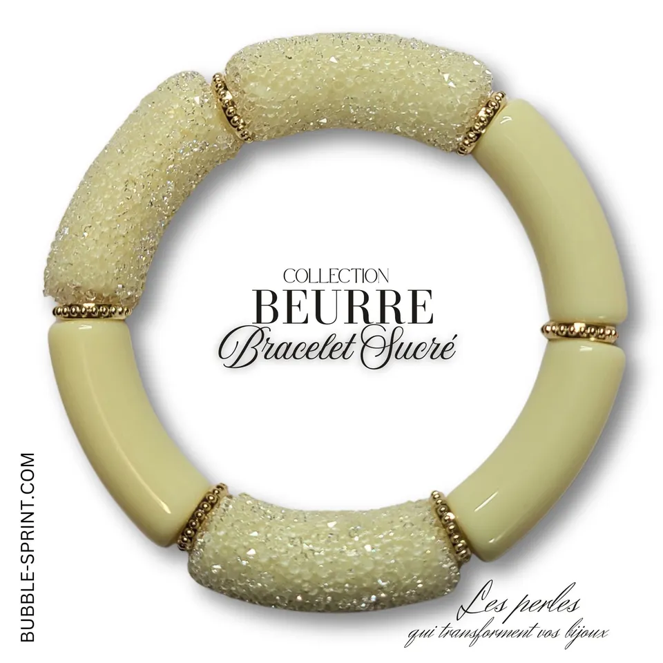 ARTSHOP Beurre Bracelet Sucré Kit 5,5 cm acrylique