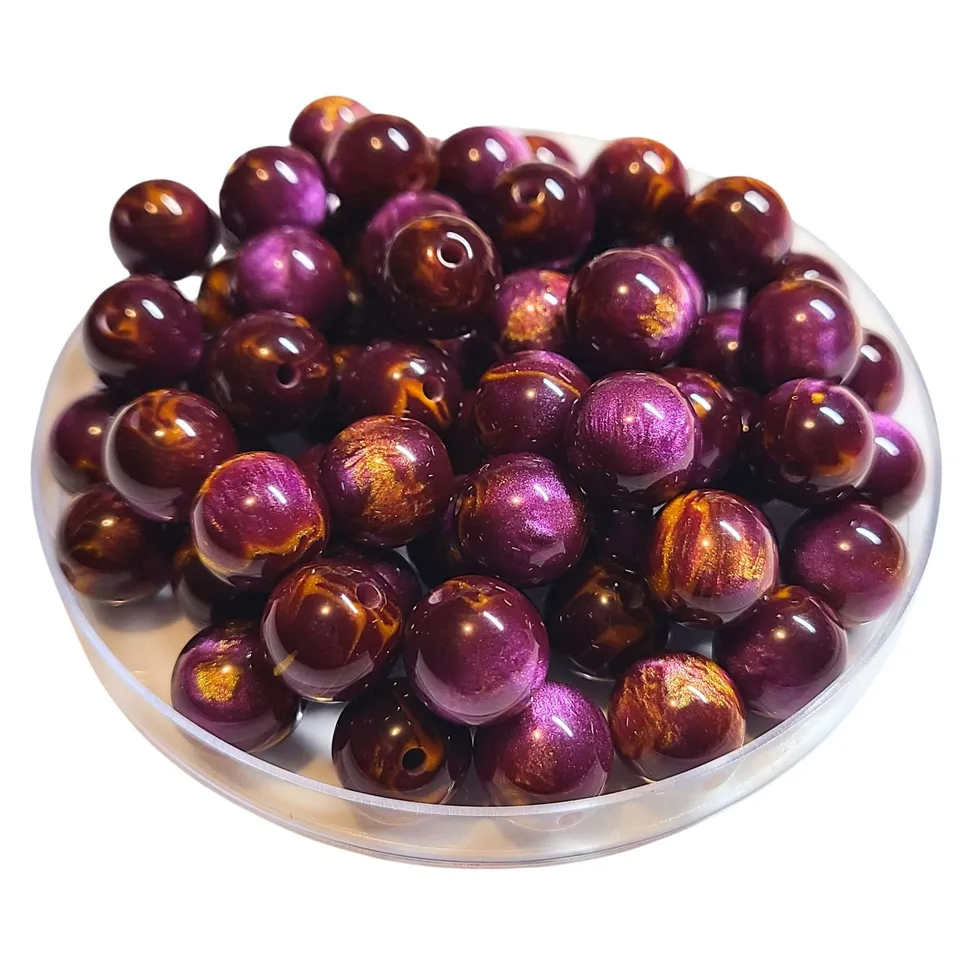 ARTSHOP Boules 224 Ganache Purple perle acrylique 12MM x20