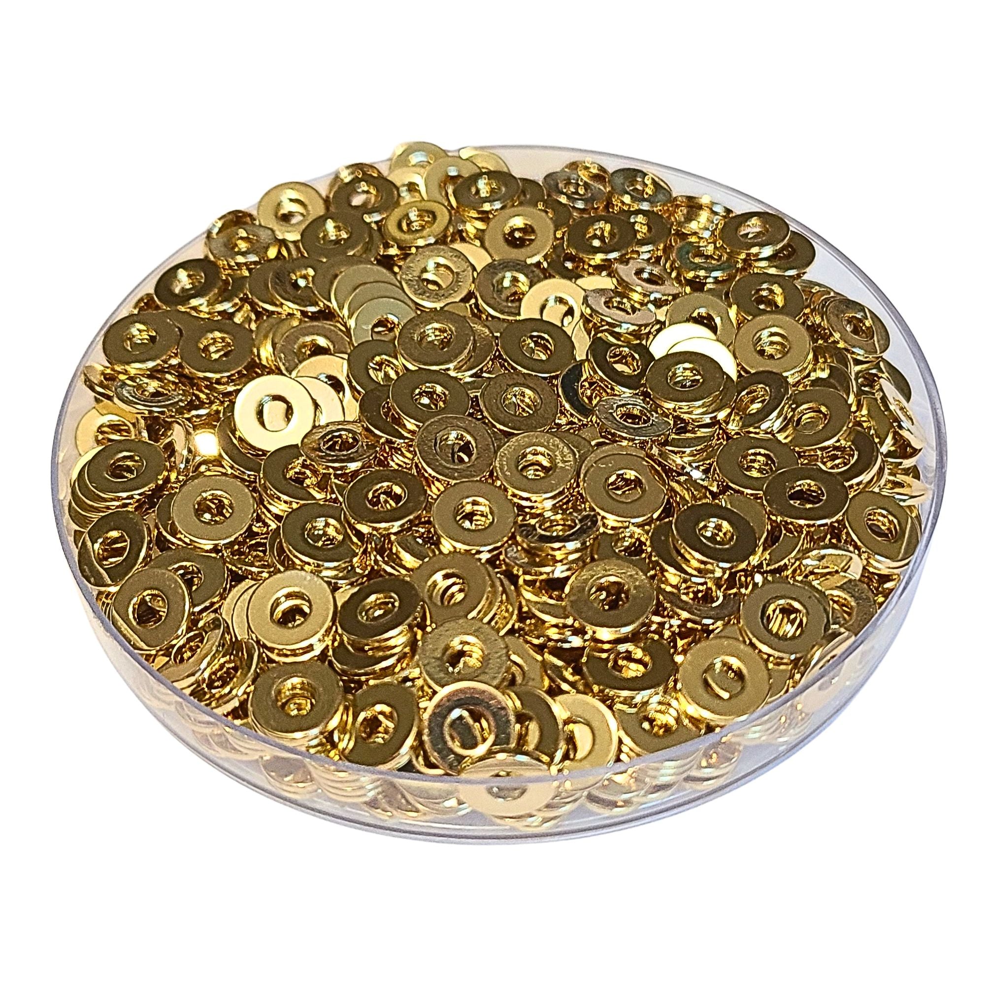 ARTSHOP Séparateurs 8MM rondelles dorées x10 rondelles