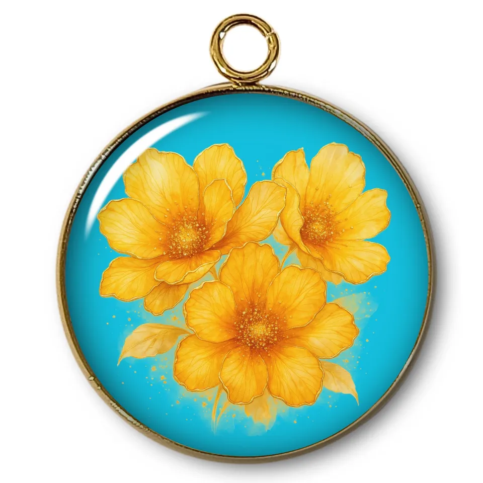 ARTSHOP Intemporel 2 pendentif fleur x1