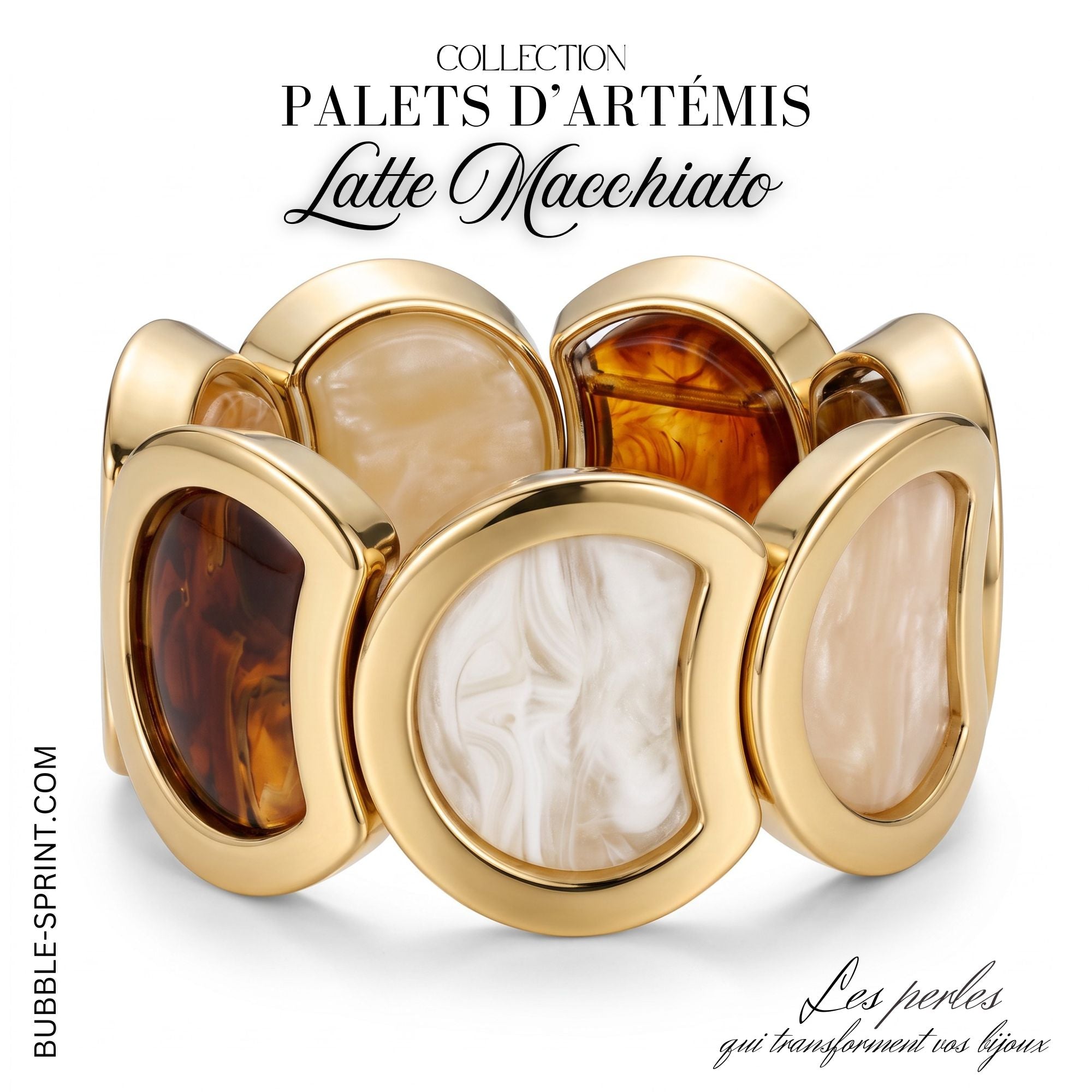 ARTSHOP Bijoux en KITS Artemis Latte Macchiato kit bracelet