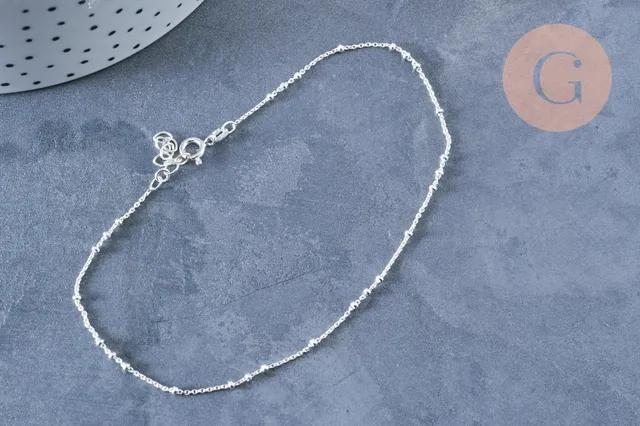 Gingerlily Chaînes G8064 chaîne cheville argent 925 22,8cm