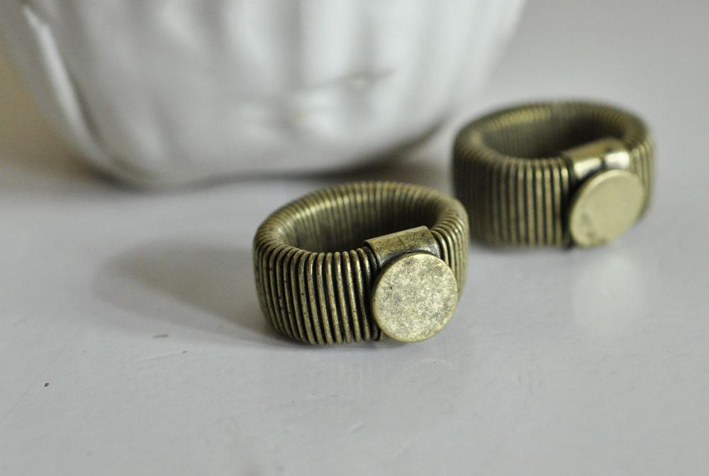 Gingerlily Apprêts G641 bague réglable bronze plateau 10mm