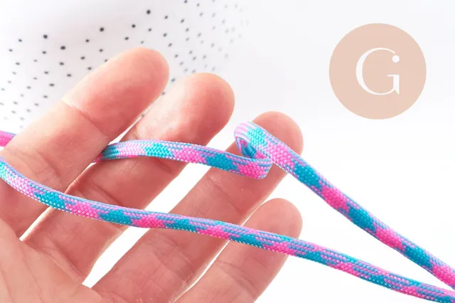 Gingerlily Cordons et fils G10272 cordon rose fuchsia 1m 4mm
