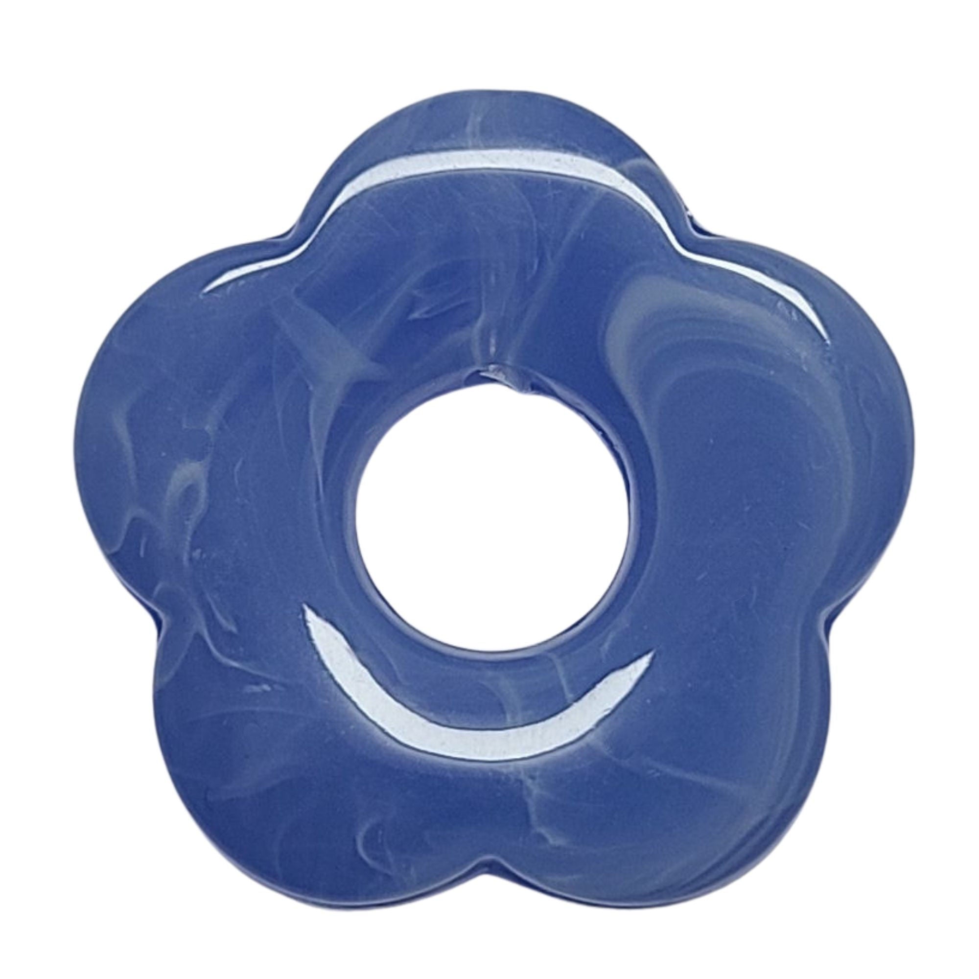 ARTSHOP Flower Power 29 fleur capucine bleu 27mm x1