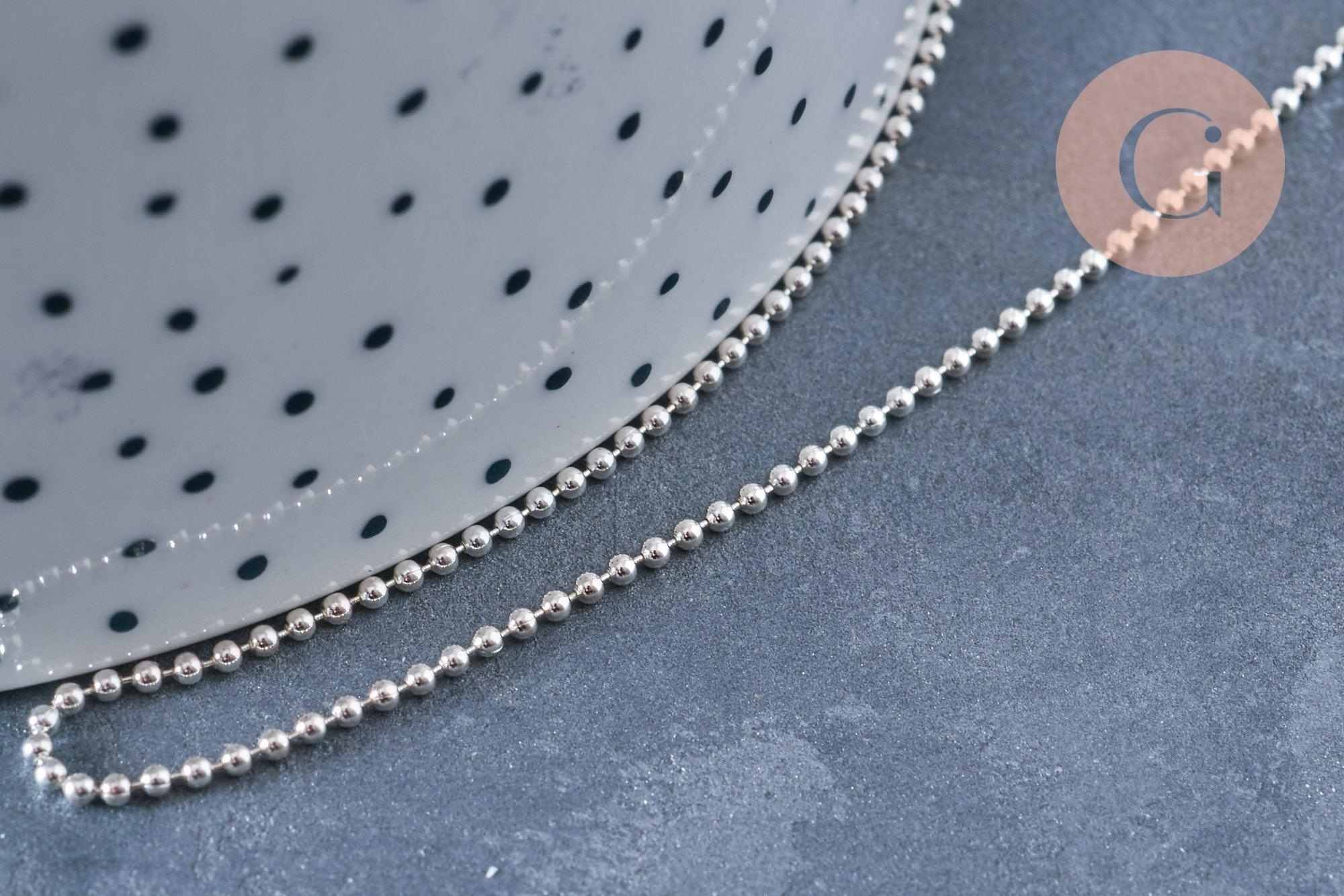 Gingerlily bracelet cheville boule argent 925 22,8cm G8228