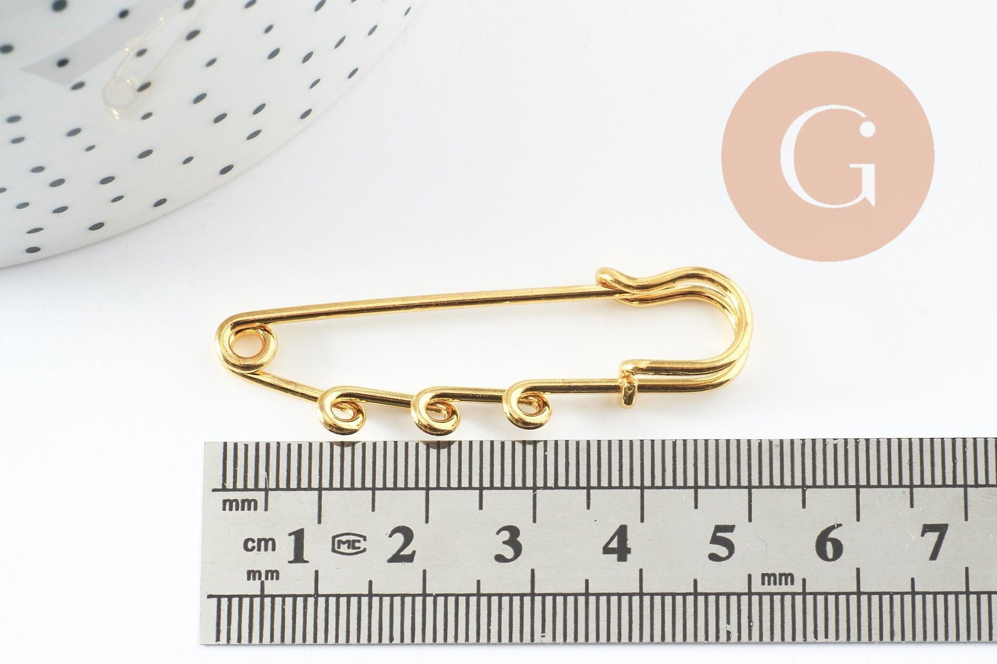 Gingerlily Apprêts G9887 support broche doré 50-55mm x1