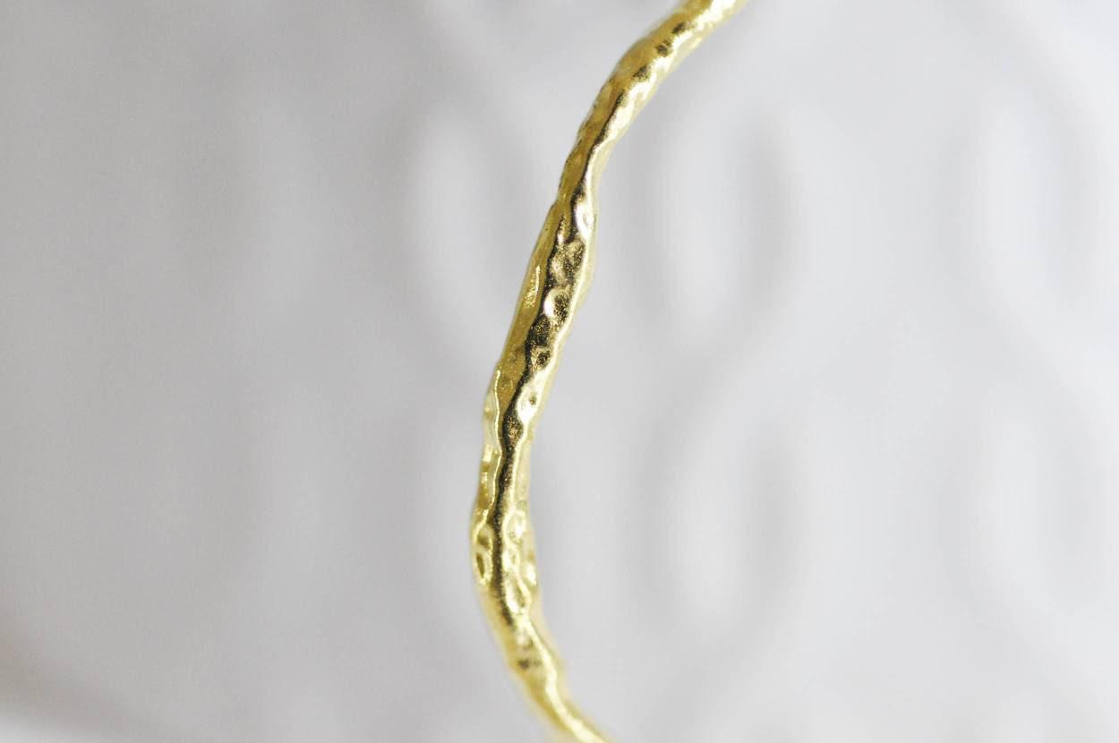 Gingerlily Pendentifs Rond laiton brut pendentif 44mm x2
