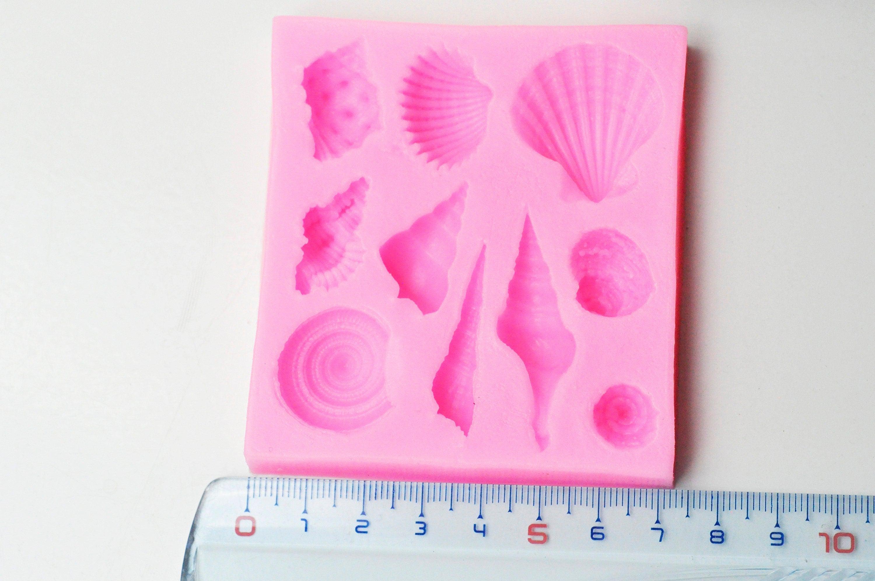 Gingerlily Pâte polymère moule silicone G4077 coquillages 7,6cm