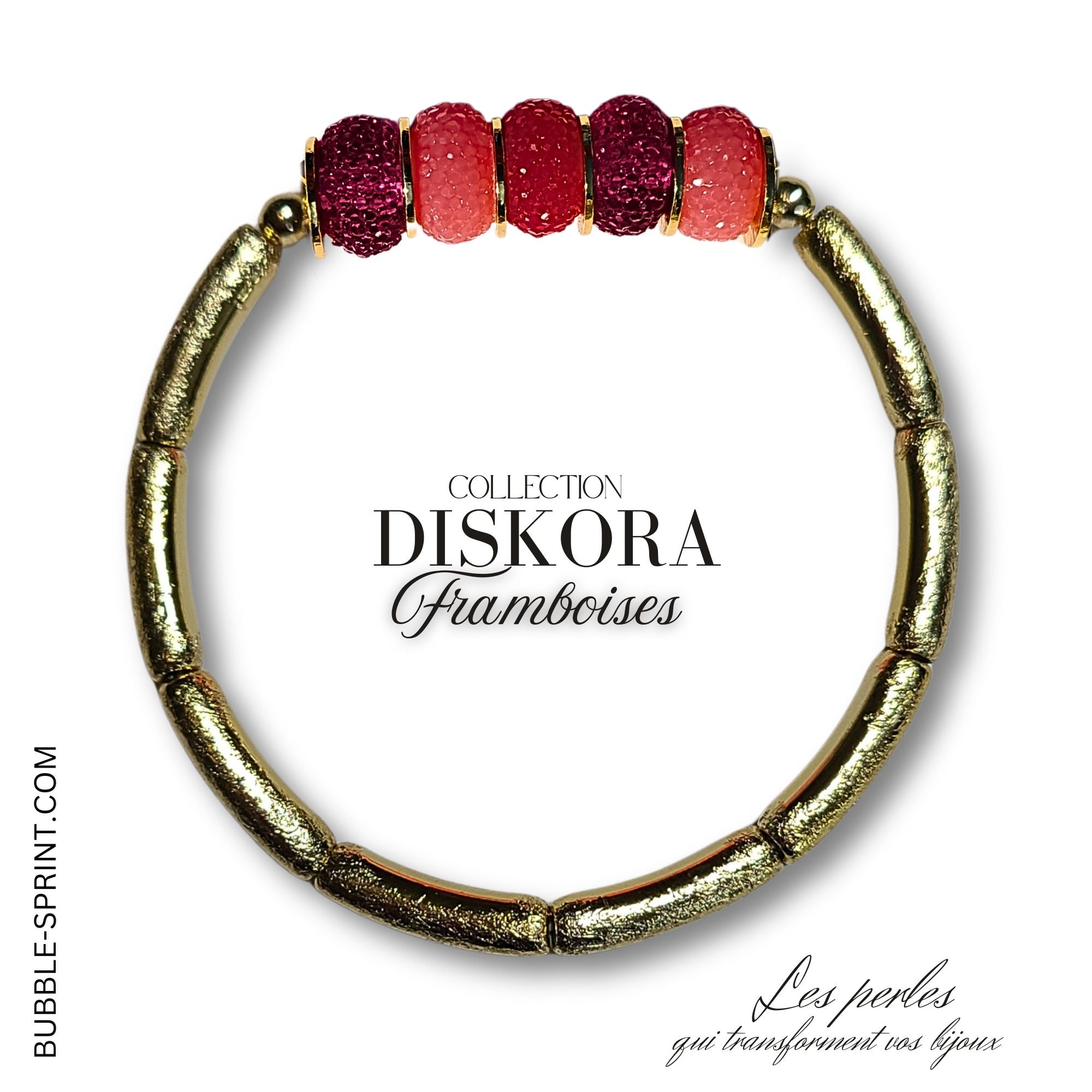 ARTSHOP DISKORA bracelet framboises kit à faire
