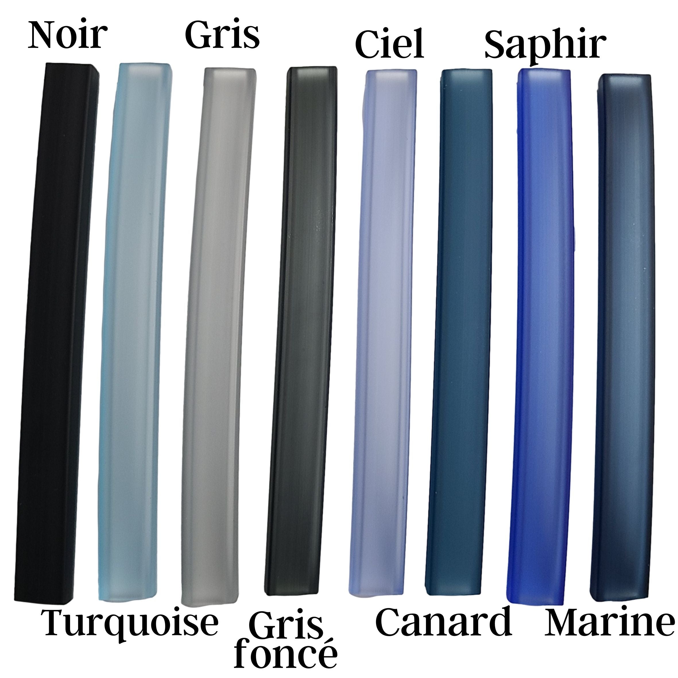 ARTSHOP Gummy Camaïeu 1 lot 8 tubes silicone 10 cm