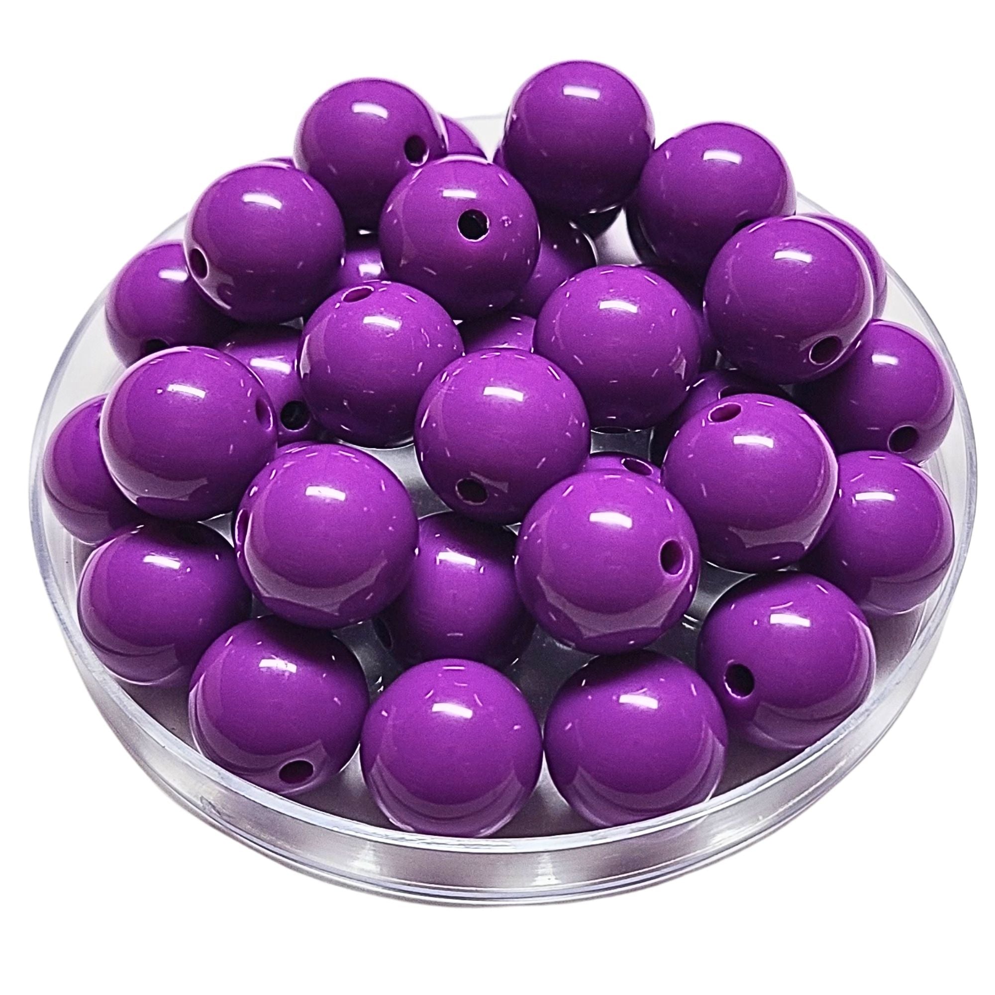 ARTSHOP Boules 16MM 168 perles violet x15 acrylique