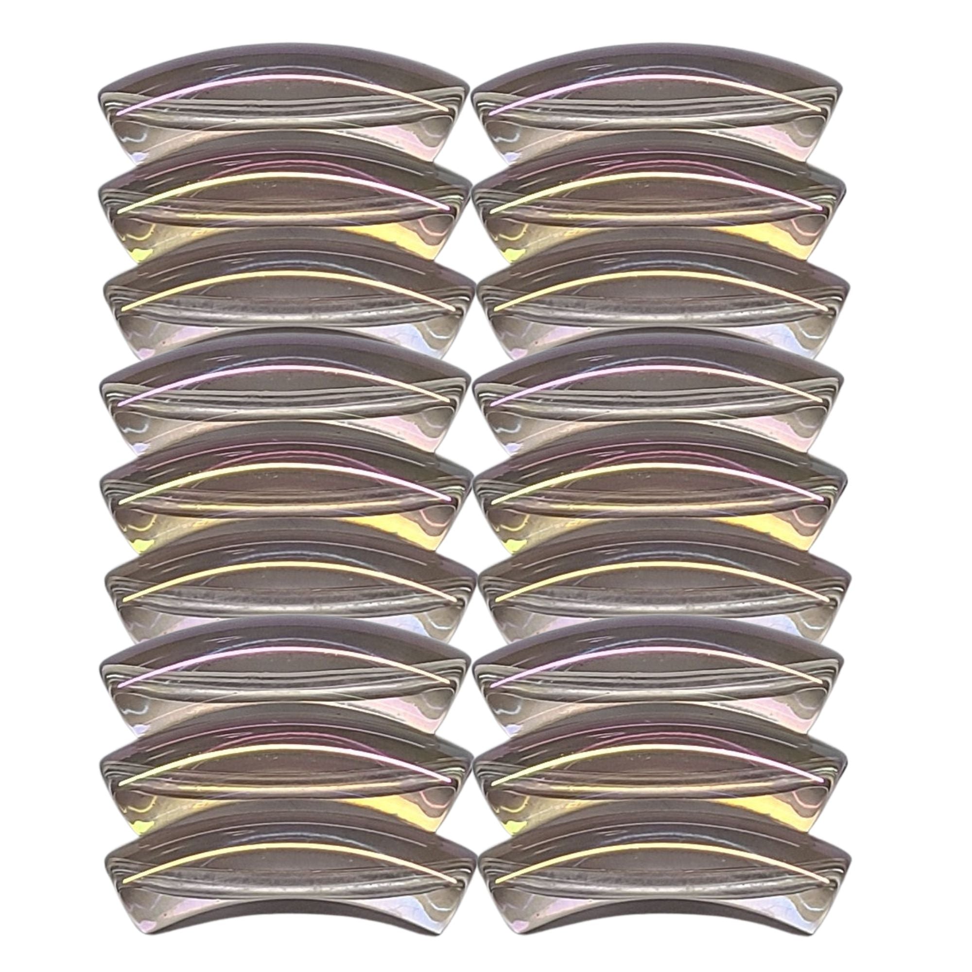 ARTSHOP Tubes incurvés gris parme AB 8 mm x6