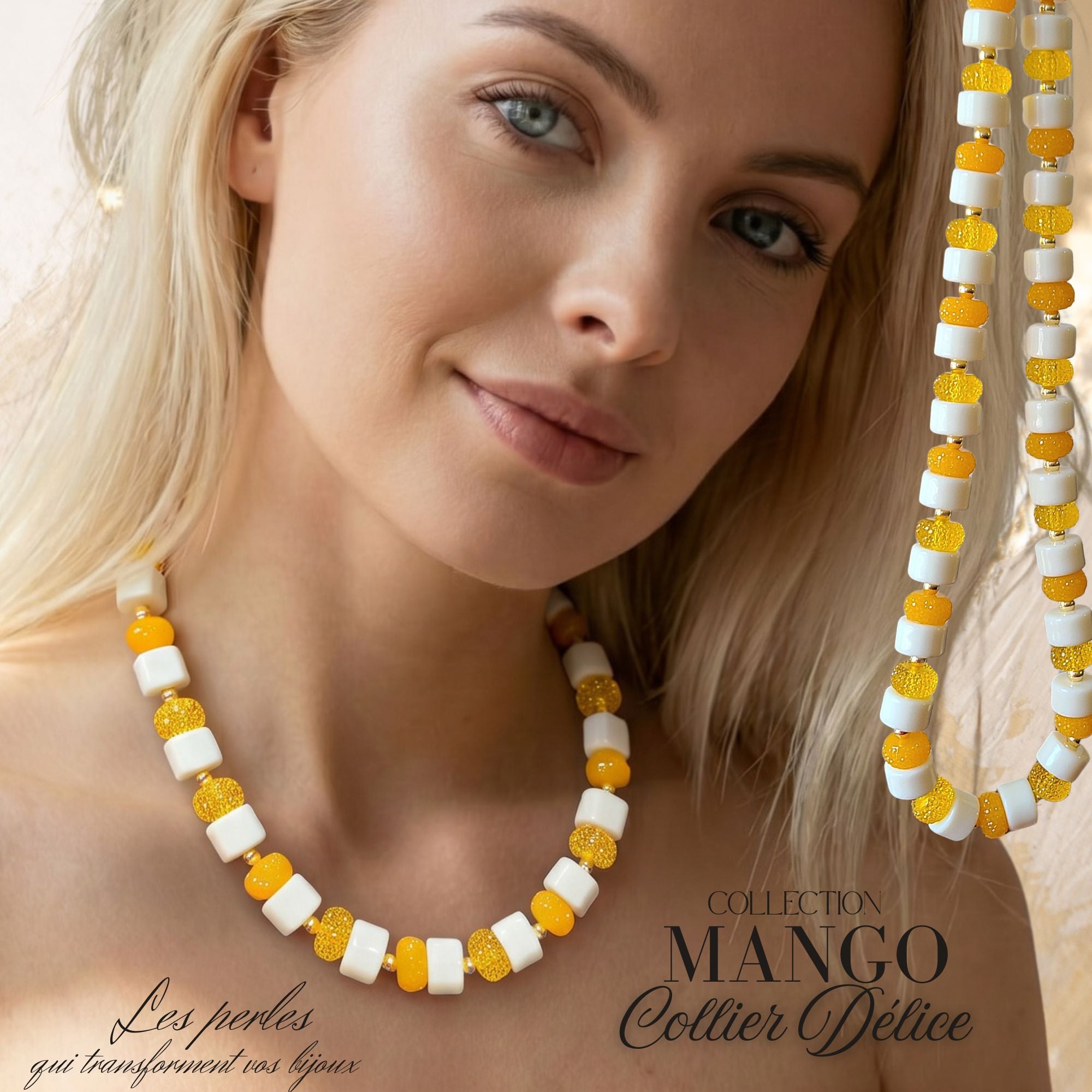 ARTSHOP Prêts-à-porter MANGO Délice collier kit 48cm acrylique