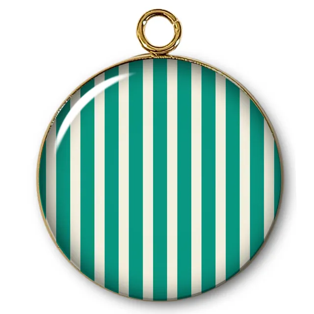 ARTSHOP Intemporel 75 pendentif rayures doré 31x27mm x1