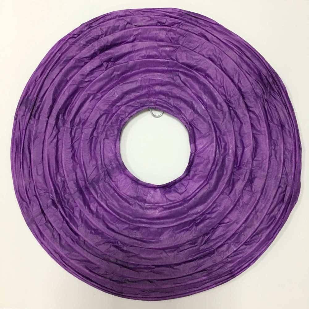Gingerlily Perles G578 abat-jour boule papier violet 30 cm