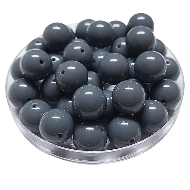 ARTSHOP Boules 16MM perles gris foncé x15