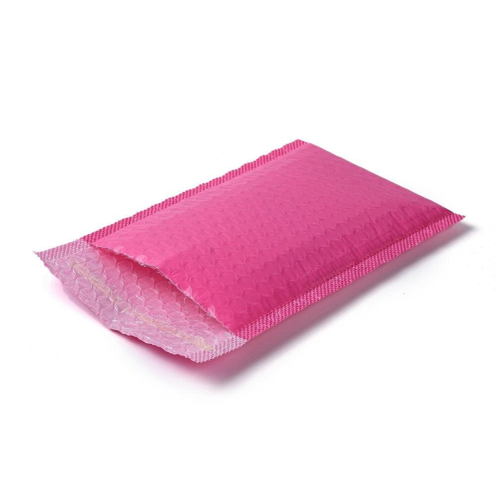 Gingerlily Enveloppes bulle rose 180x130mm x10 auto-adhésives