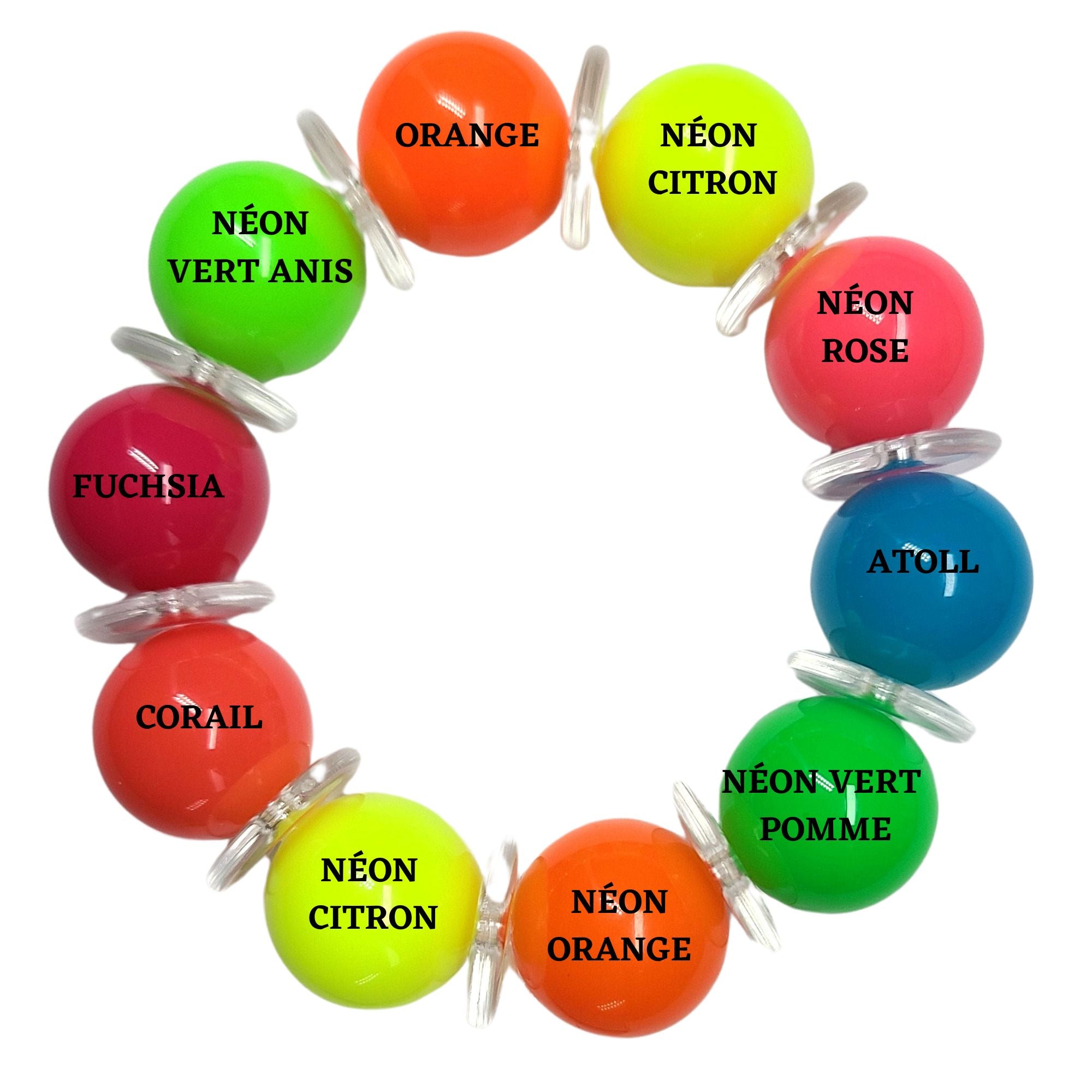 Artshop Oasis Kit Bracelet Rainbow N°7 Boules 20mm