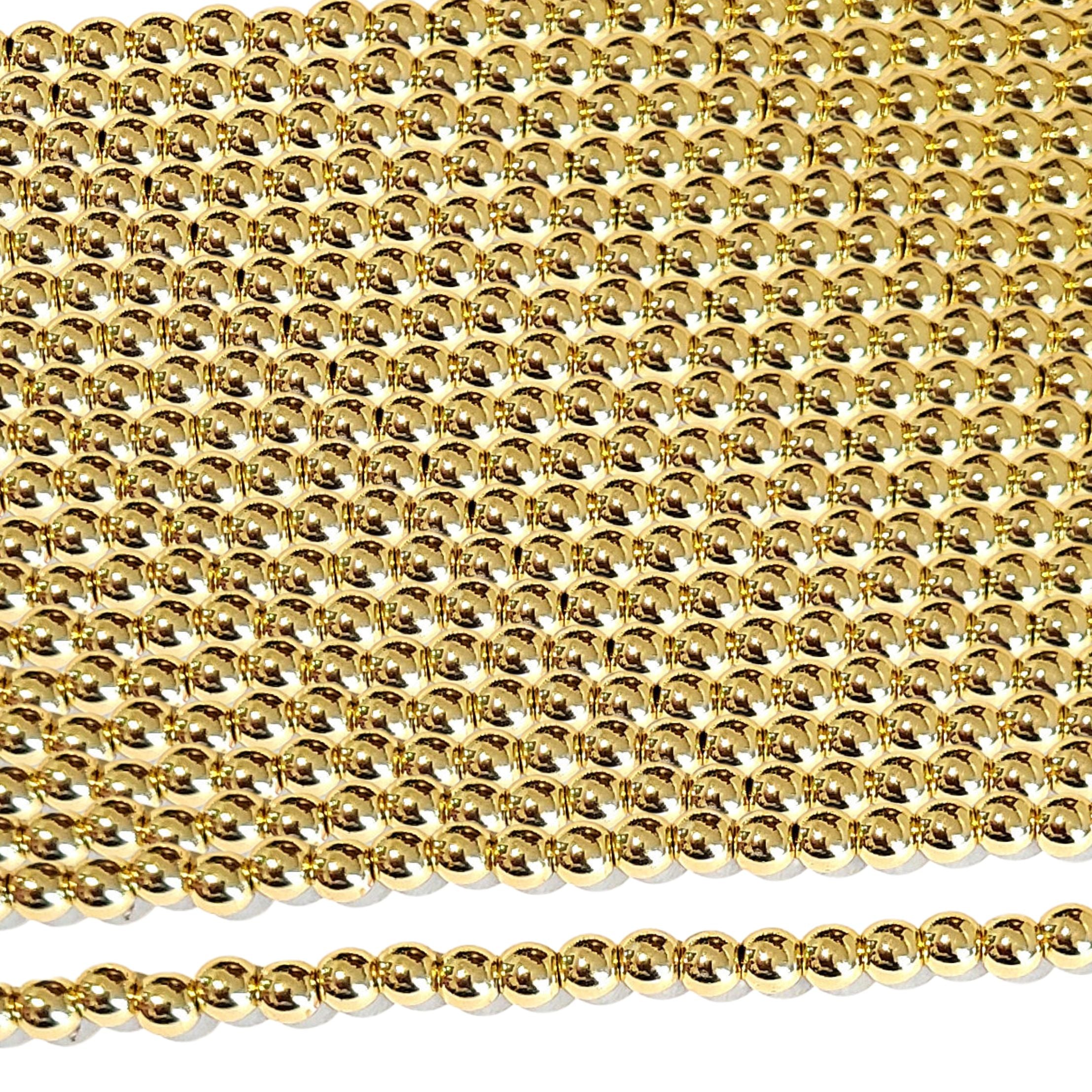 ARTSHOP Waterproof AP9D boules dorées hématite 4mm sachet 30
