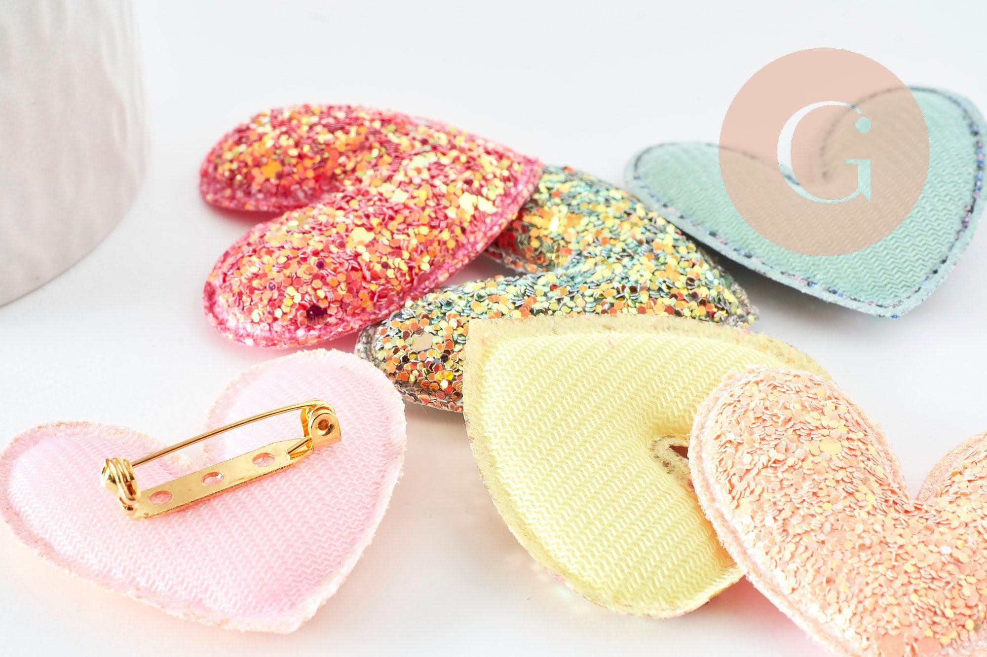 Gingerlily Kit broche coeur paillettes à créer G9400
